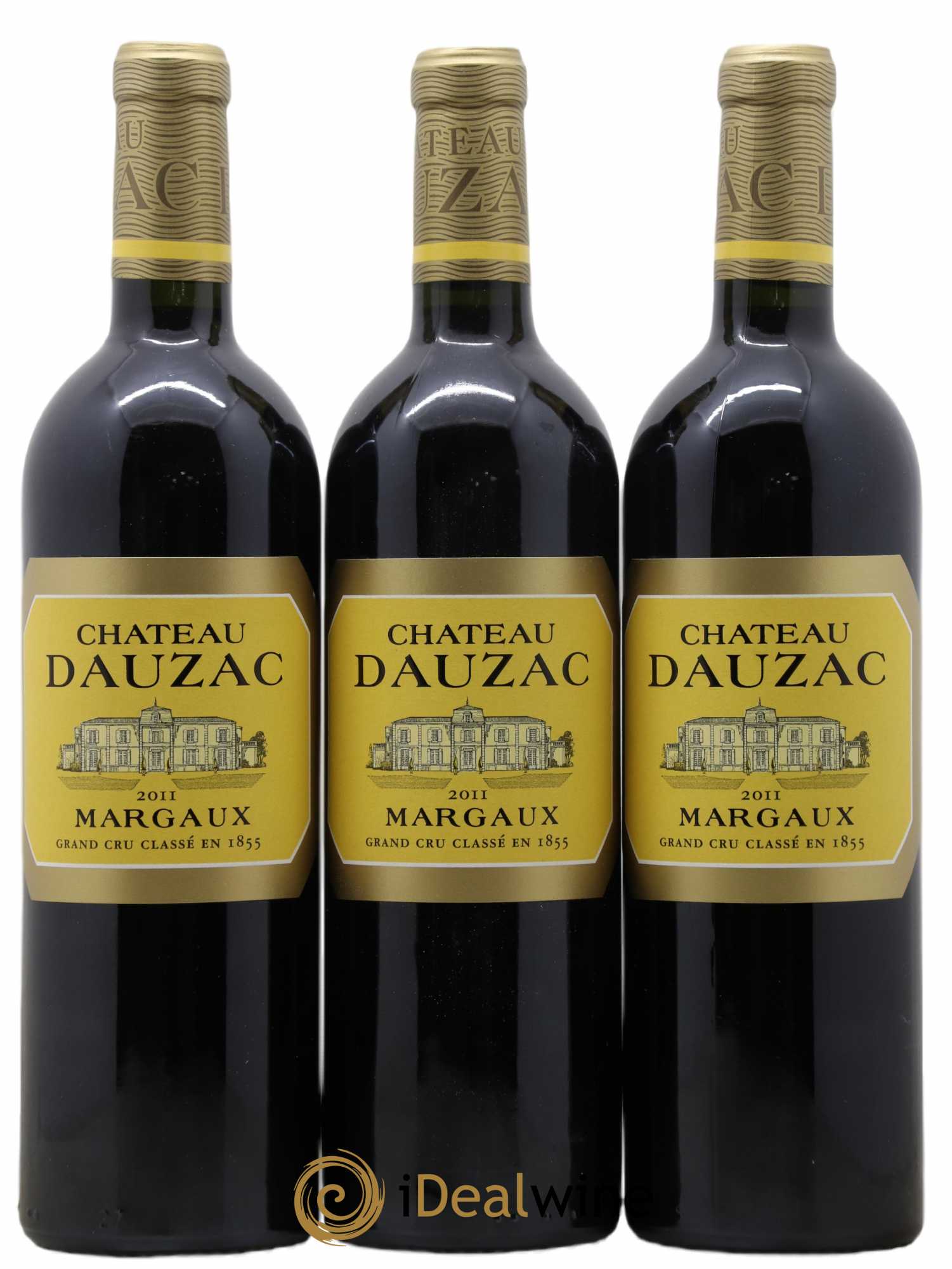 Château Dauzac 5ème Grand Cru Classé 2011 - Lot de 3 bouteilles - 0