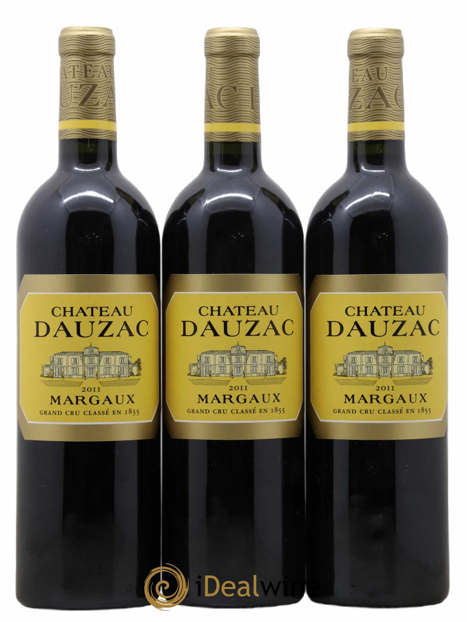Château Dauzac 5ème Grand Cru Classé 2011 - Lot of 3 bottles - 0