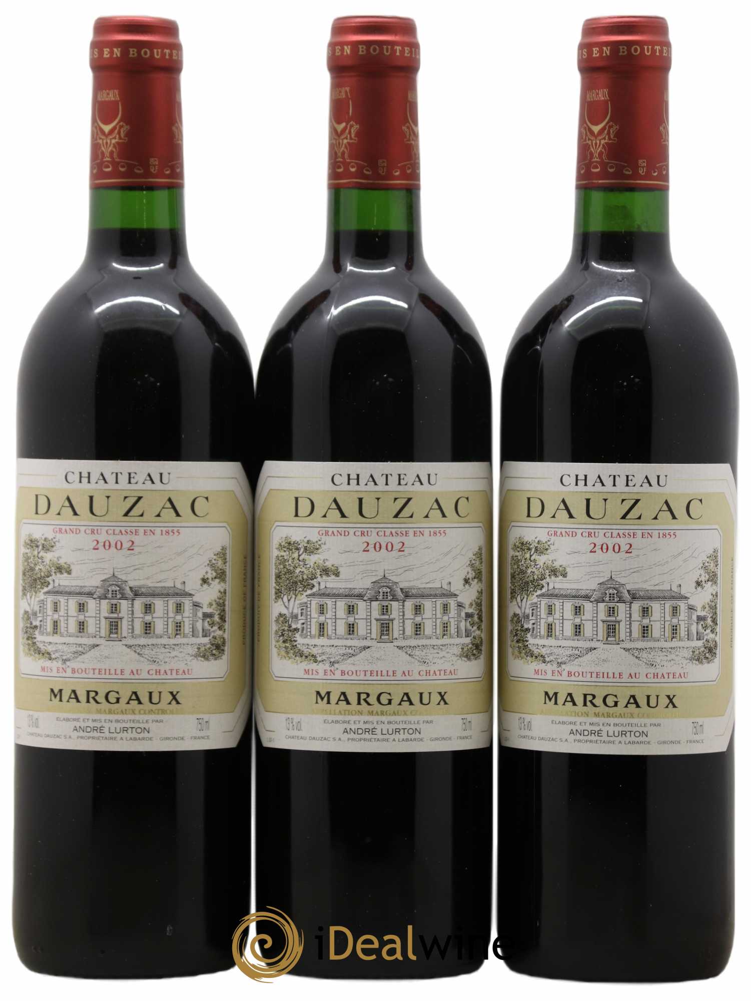 Château Dauzac 5ème Grand Cru Classé 2002 - Lotto di 6 bottiglie - 1