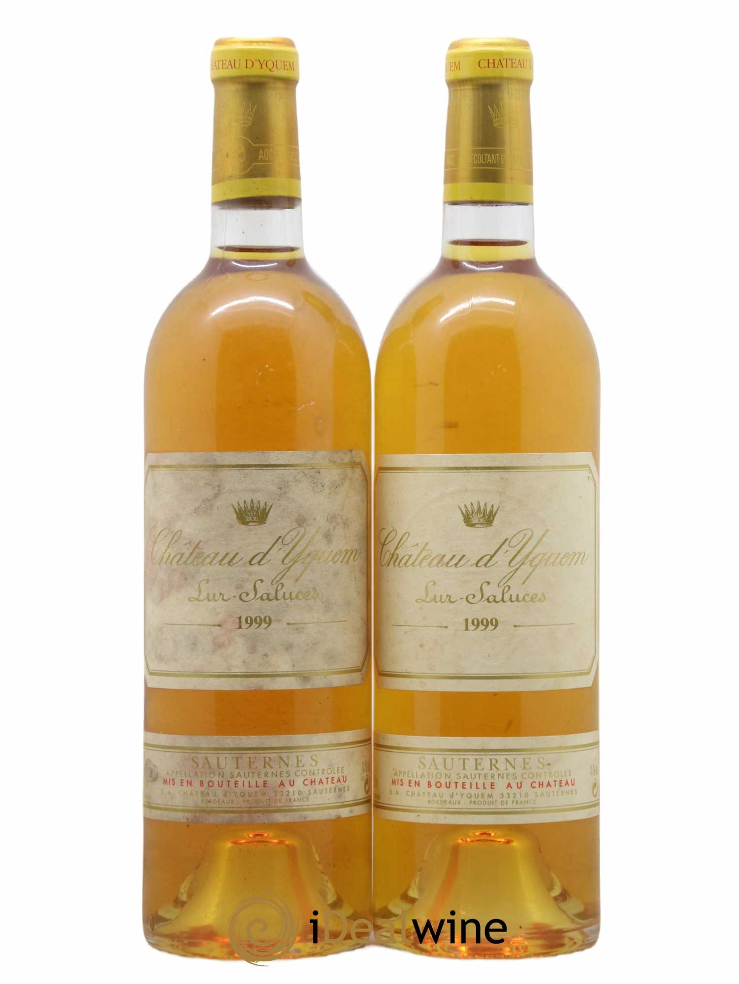 Château d' Yquem 1er Cru Classé Supérieur 1999 - Lotto di 2 bottiglie - 0