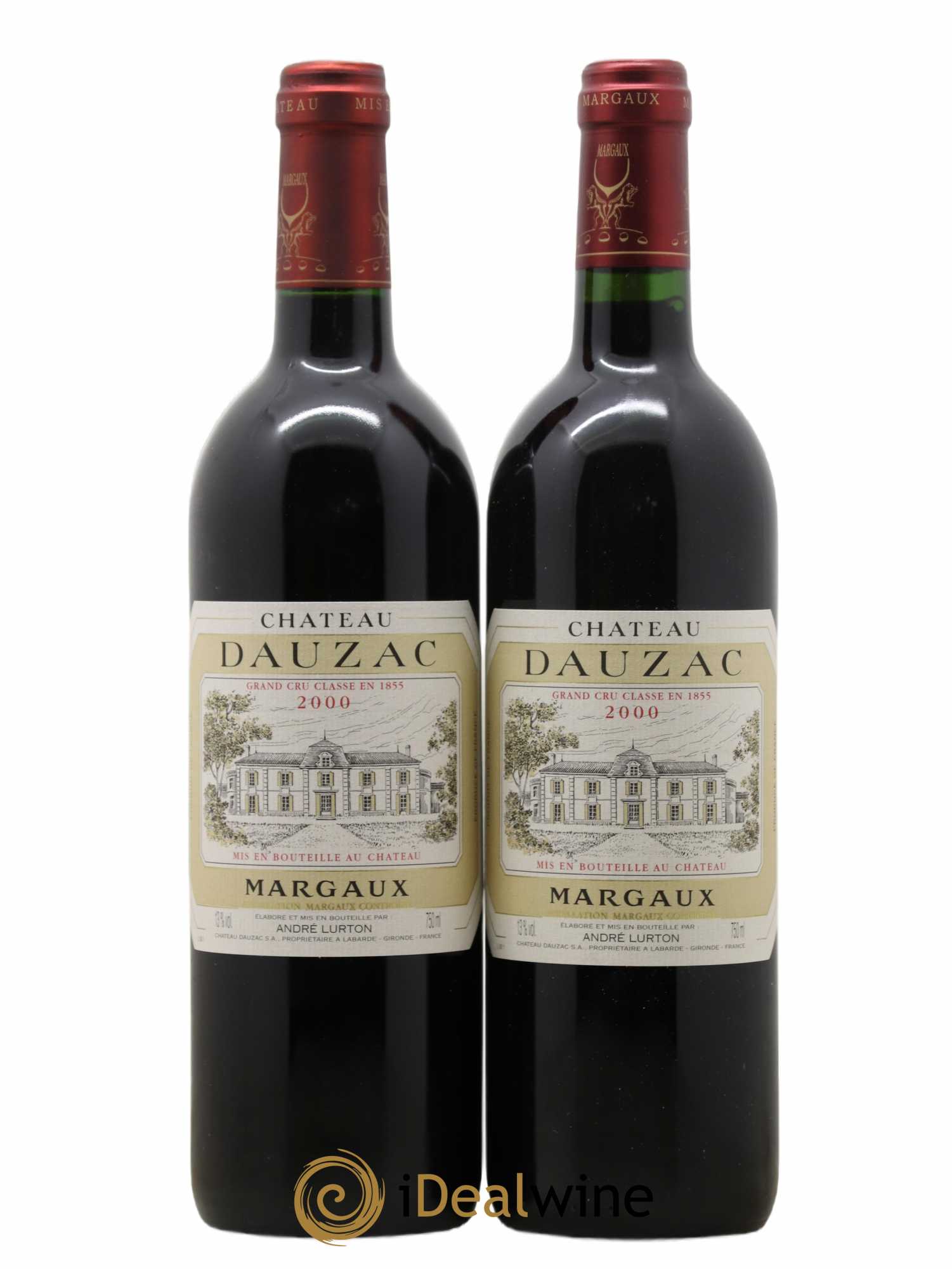 Château Dauzac 5ème Grand Cru Classé 2000 - Lot de 2 bouteilles - 0