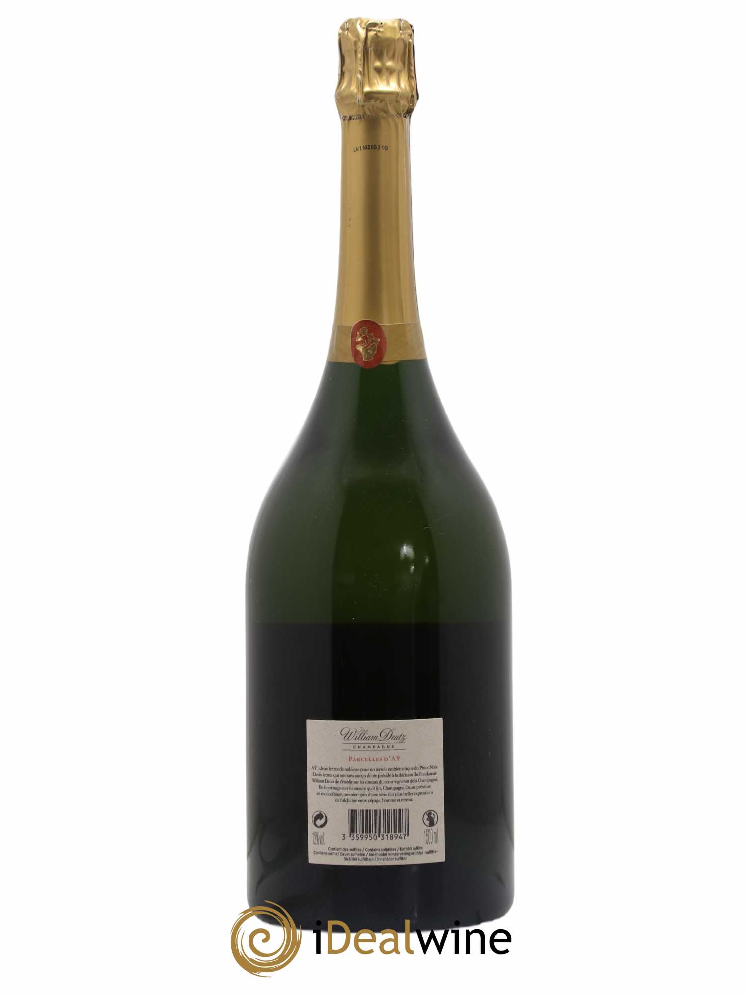 Champagne William Deutz Parcelles d'Aÿ Blanc de Noirs Deutz 2010 - Lot of 1 magnum - 1