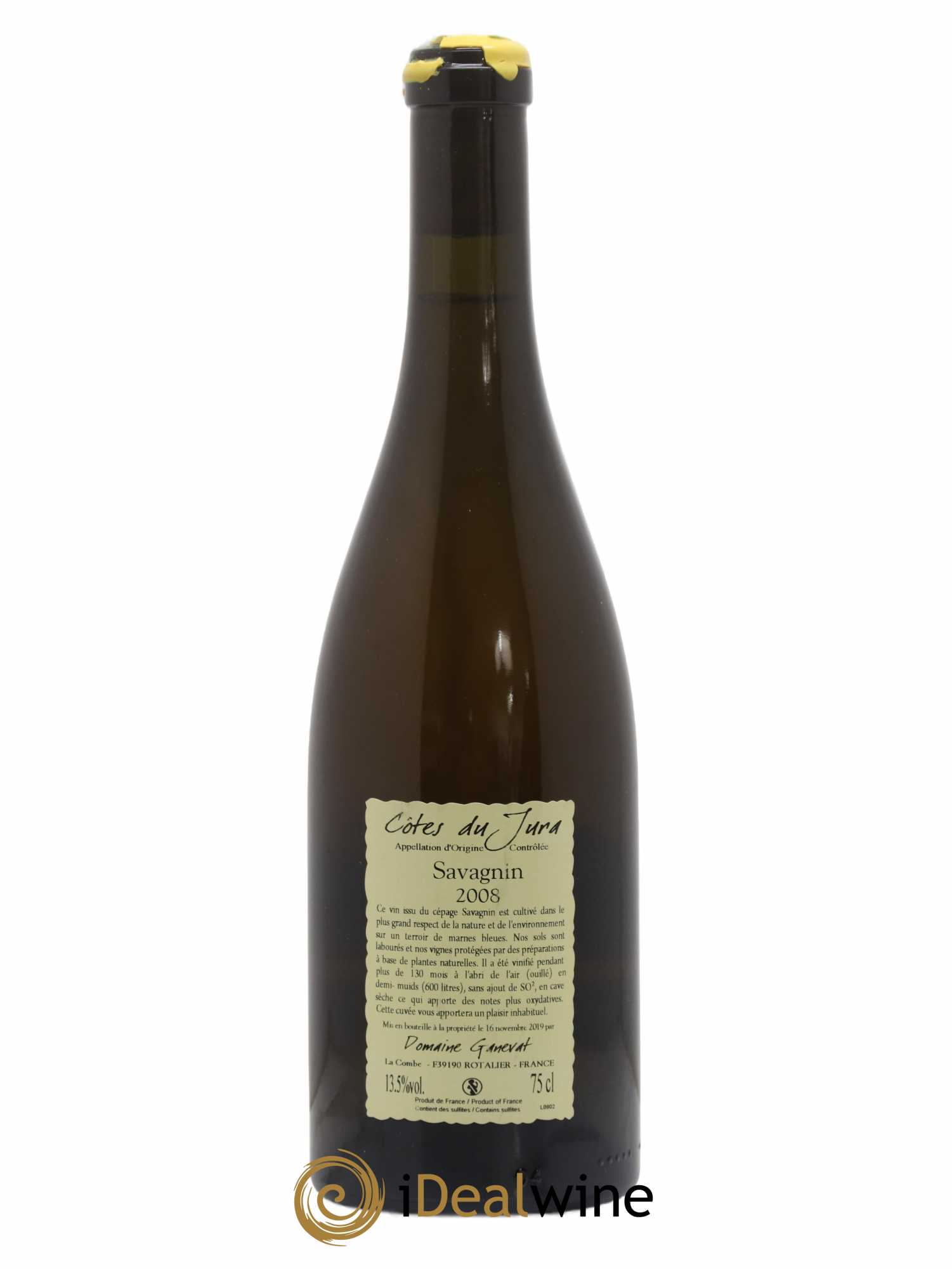 Côtes du Jura Les Vignes de mon Père Jean-François Ganevat (Domaine) 2008 - Lot de 1 bouteille - 1