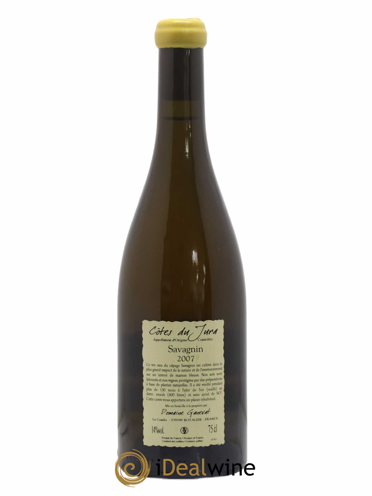 Côtes du Jura Les Vignes de mon Père Jean-François Ganevat (Domaine) 2007 - Lot de 1 bouteille - 1