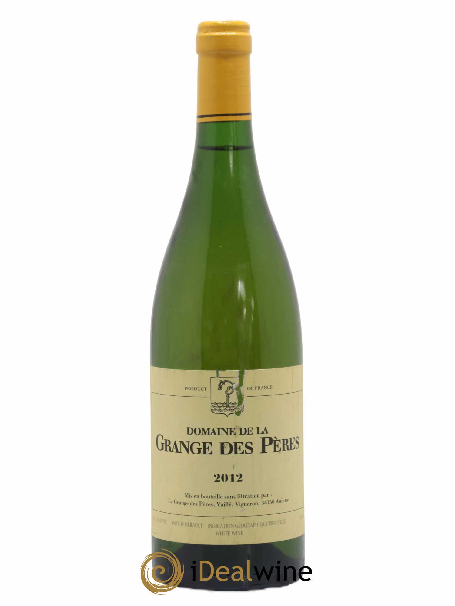 Pays d'Hérault Grange des Pères Laurent Vaillé 2012 - Lot de 1 bouteille - 0