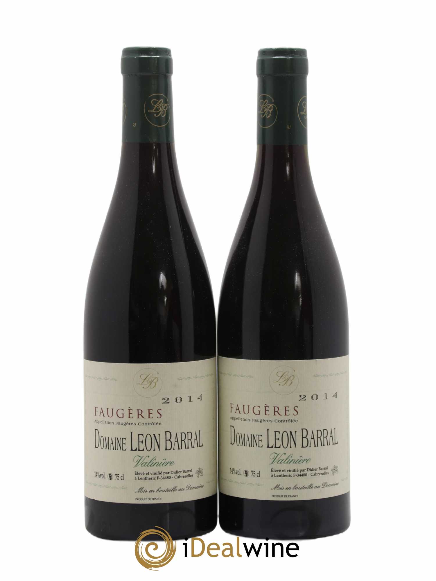 Faugères Valinière Domaine Léon Barral 2014 - Lot de 2 bouteilles - 0