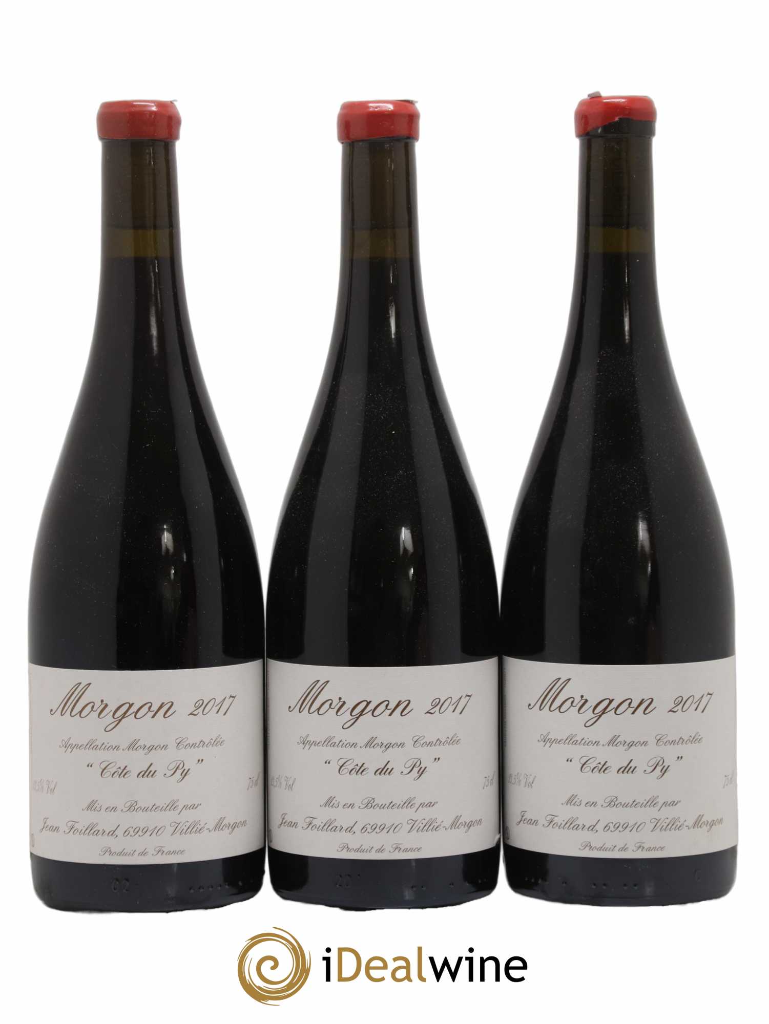 Morgon Côte du Py Jean Foillard 2017 - Lot de 3 bouteilles - 0