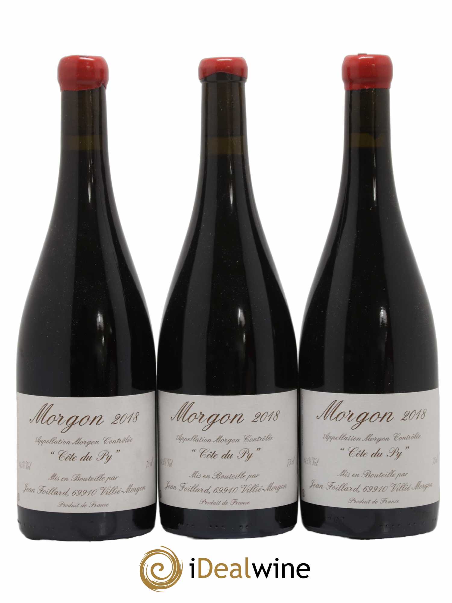 Morgon Côte du Py Jean Foillard 2018 - Lot de 3 bouteilles - 0