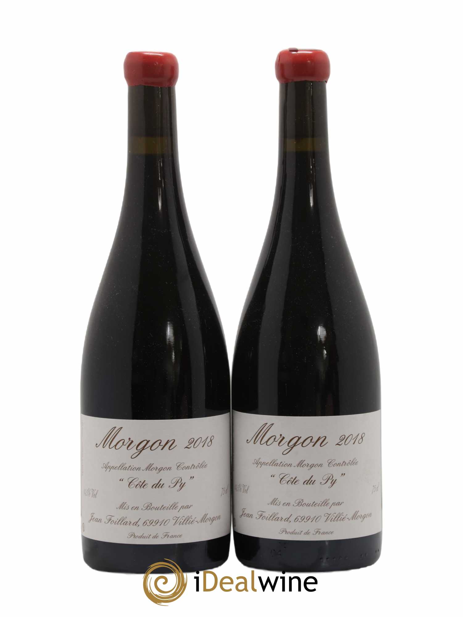 Morgon Côte du Py Jean Foillard 2018 - Lot de 2 bouteilles - 0