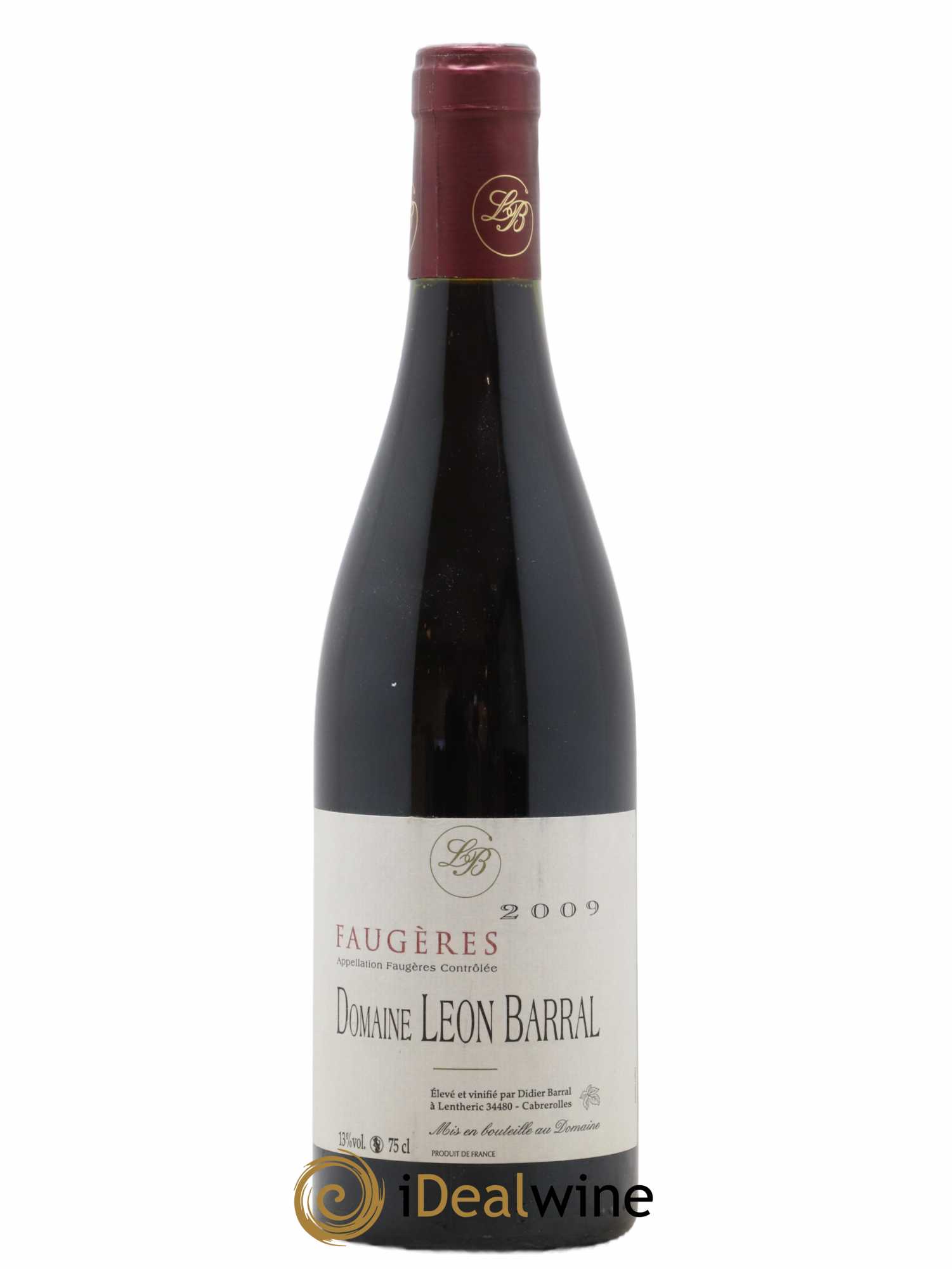 Faugères Domaine Léon Barral 2009 - Lot de 1 bouteille - 0
