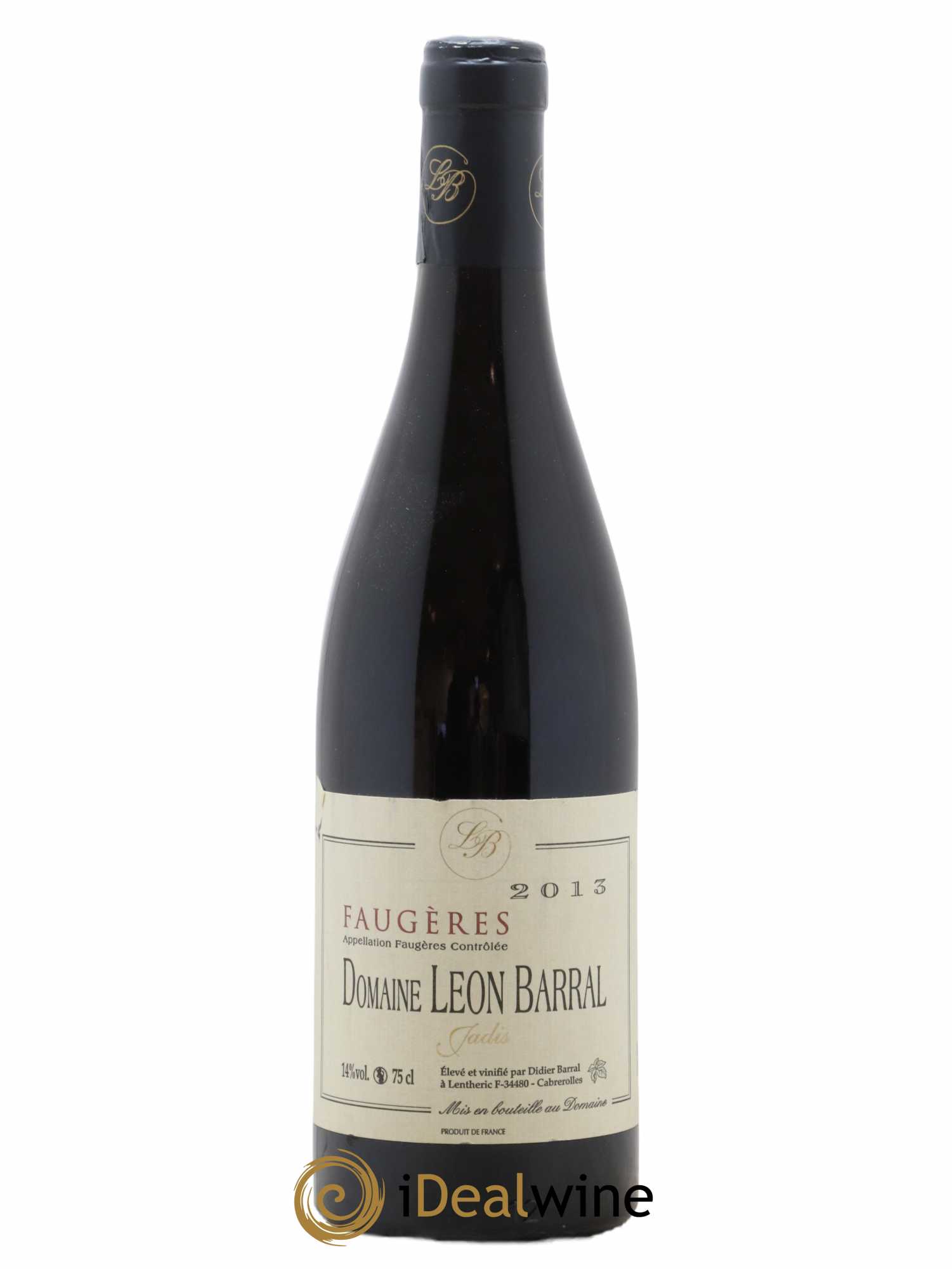 Faugères Jadis Domaine Léon Barral 2013 - Lot de 1 bouteille - 0