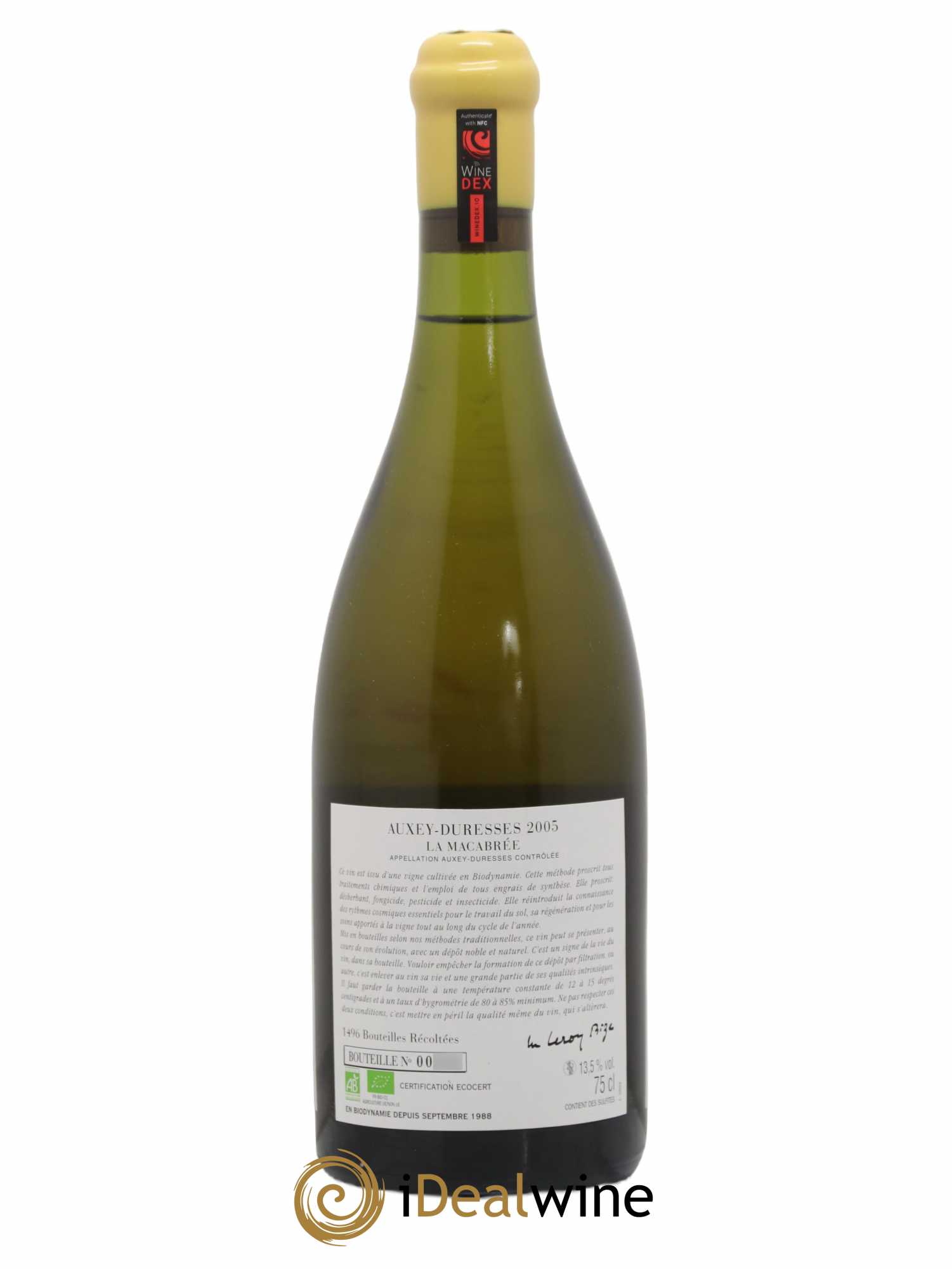 Auxey-Duresses La Macabrée d'Auvenay (Domaine) 2005 - Lot de 1 bouteille - 1