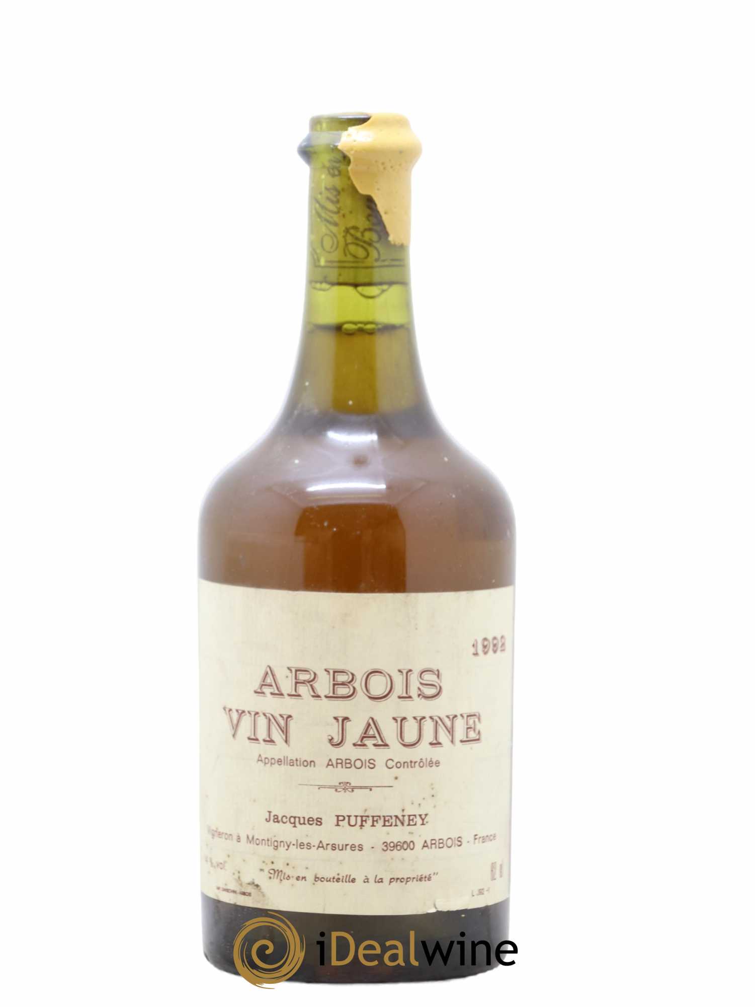 Arbois Vin Jaune Jacques Puffeney 1992 - Posten von 1 Flasche - 0