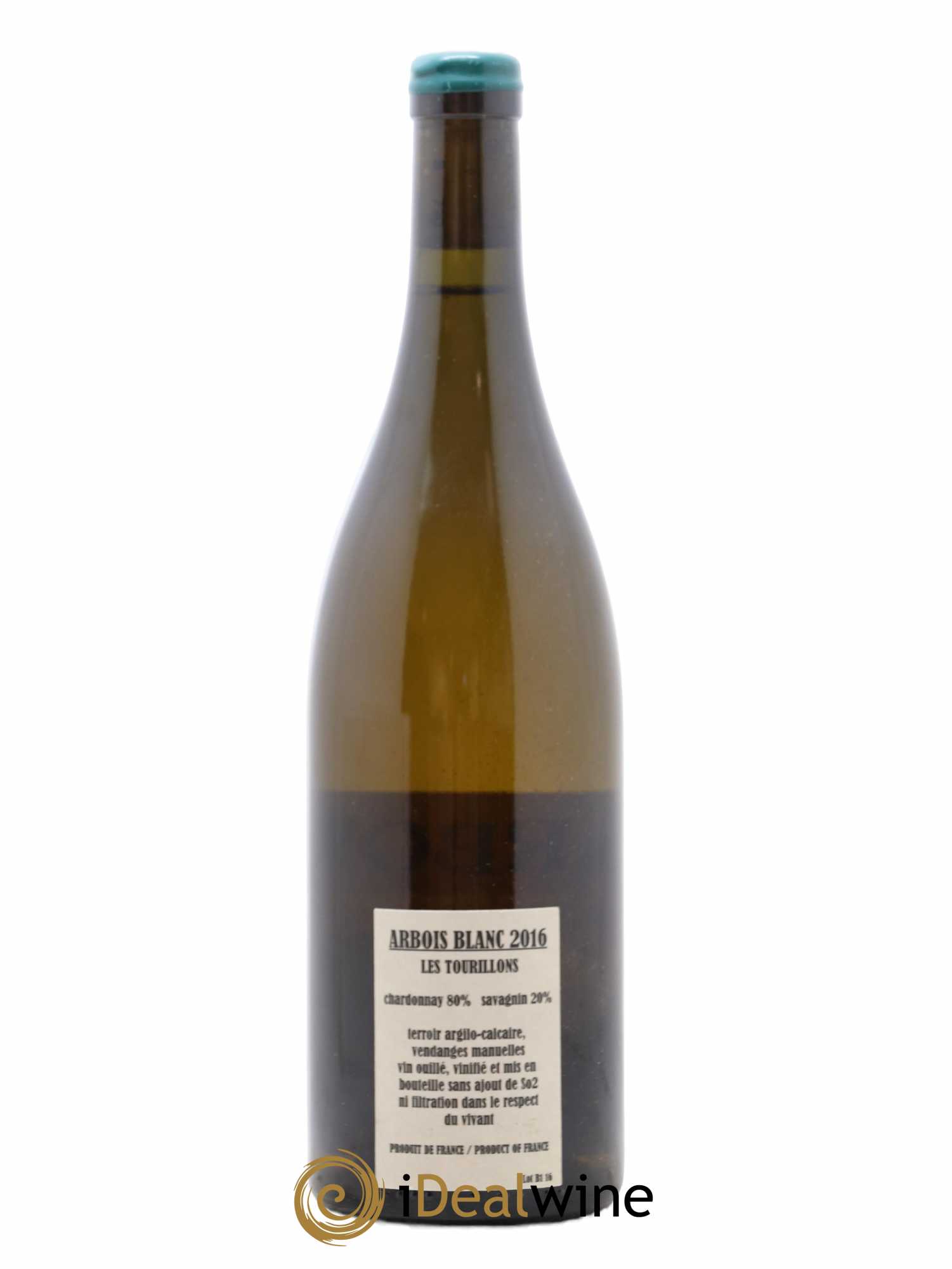Arbois Chardonnay Savagnin Les Tourillons Adeline Houillon & Renaud Bruyère 2016 - Lot de 1 bouteille - 1