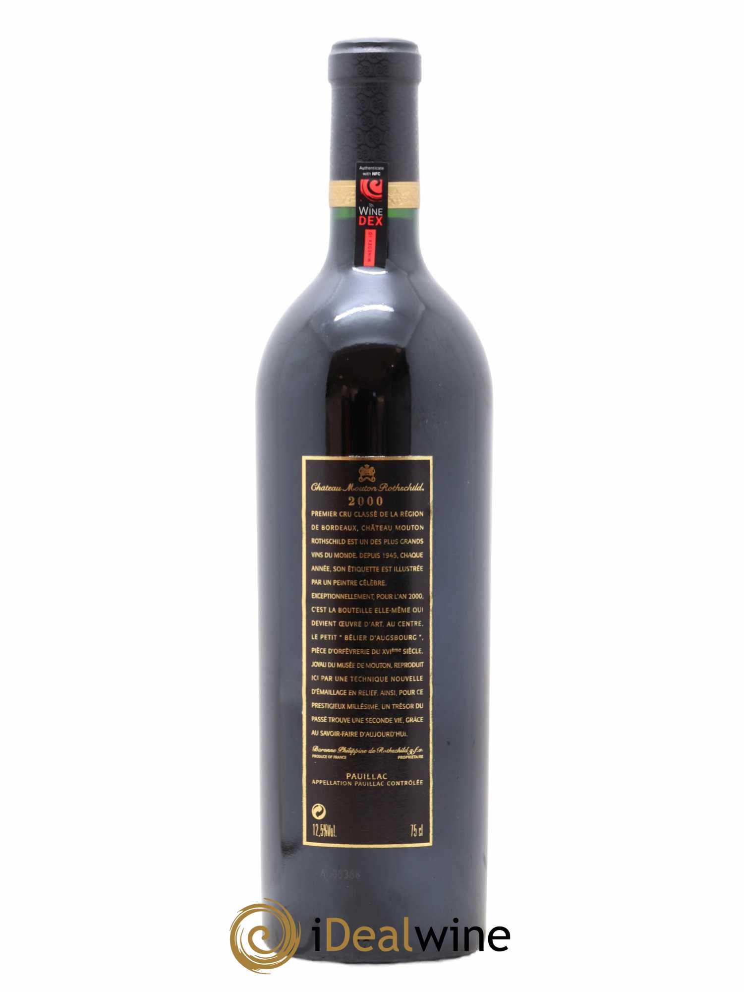 Château Mouton Rothschild 1er Grand Cru Classé 2000 - Lot of 1 bottle - 1