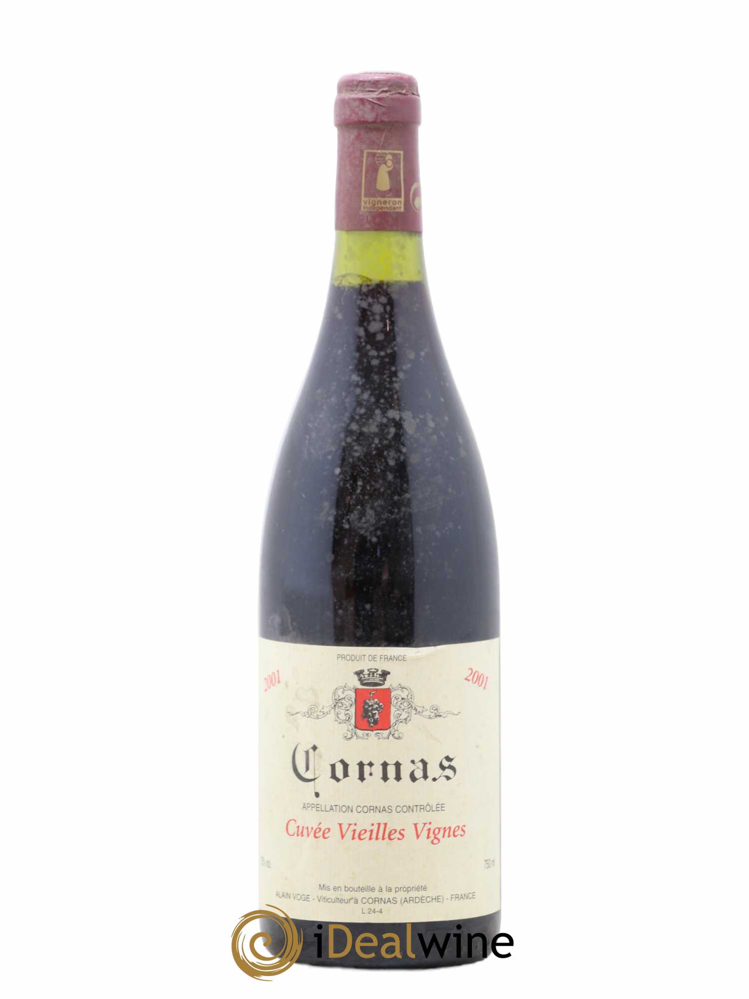Cornas Les Vieilles Vignes Alain Voge (Domaine) 2001 - Lotto di 1 bottiglia - 0