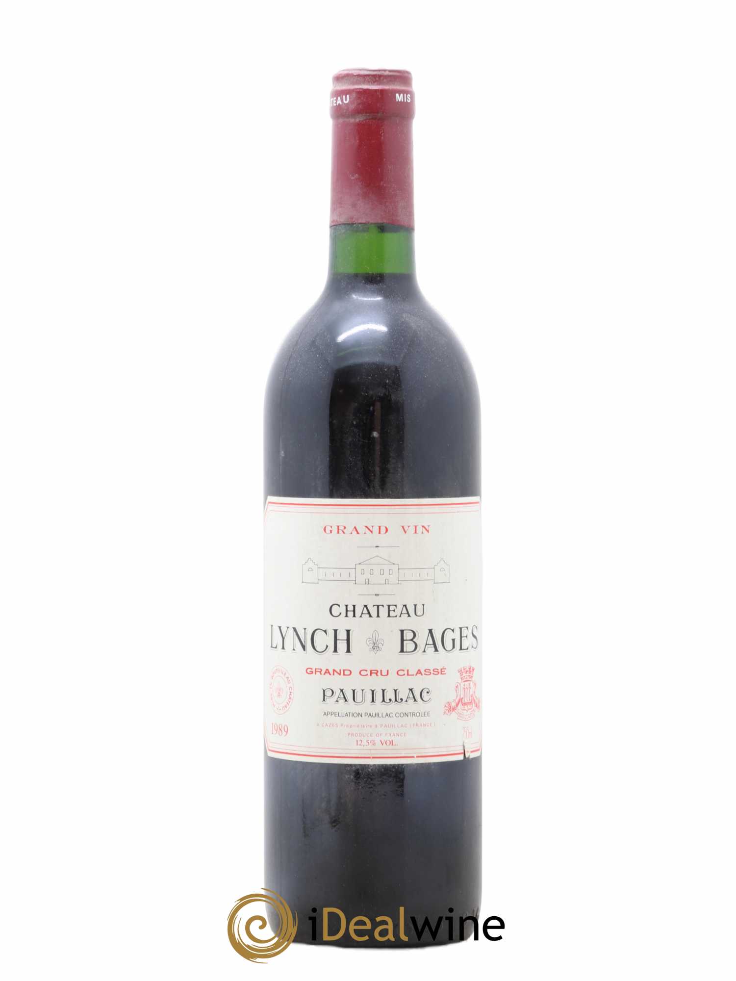 Château Lynch Bages 5ème Grand Cru Classé 1989 - Lot de 1 bouteille - 0