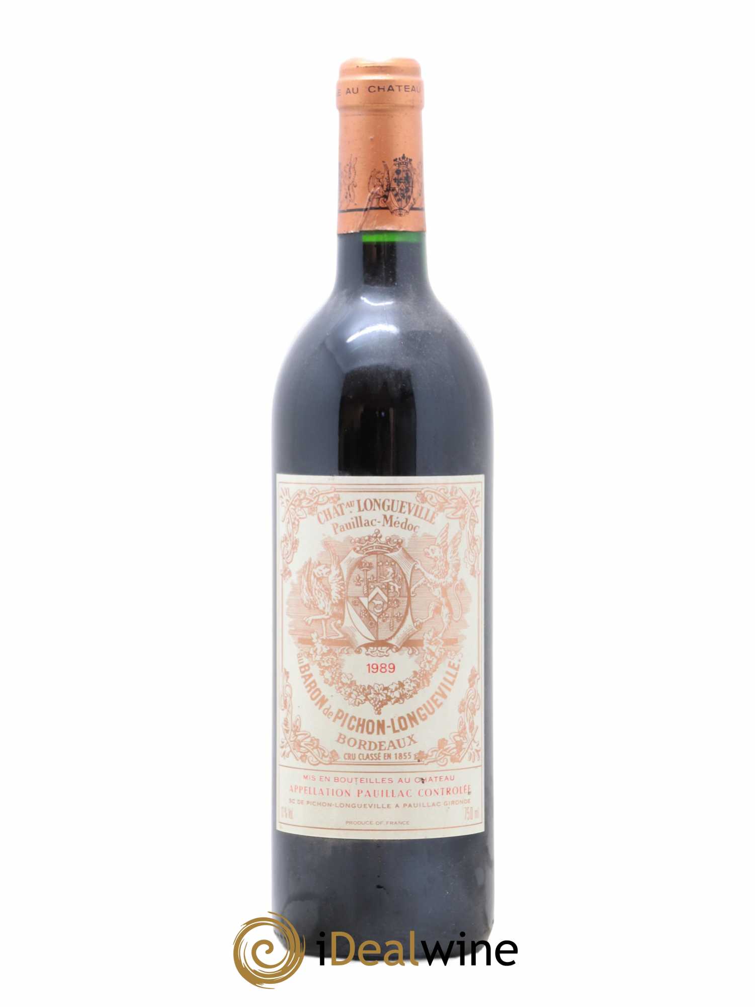 Pichon Longueville Baron 2ème Grand Cru Classé 1989 - Lot de 1 bouteille - 0