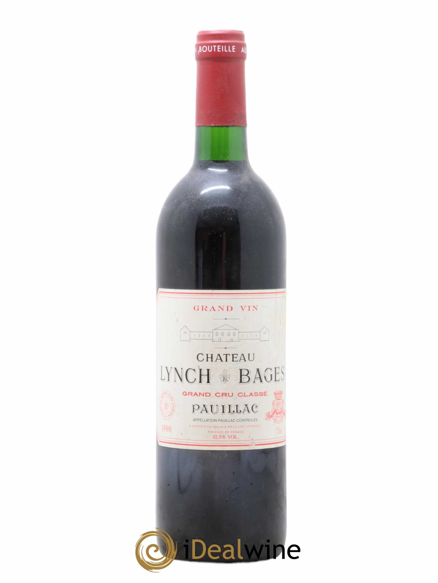 Château Lynch Bages 5ème Grand Cru Classé 1990 - Lot de 1 bouteille - 0