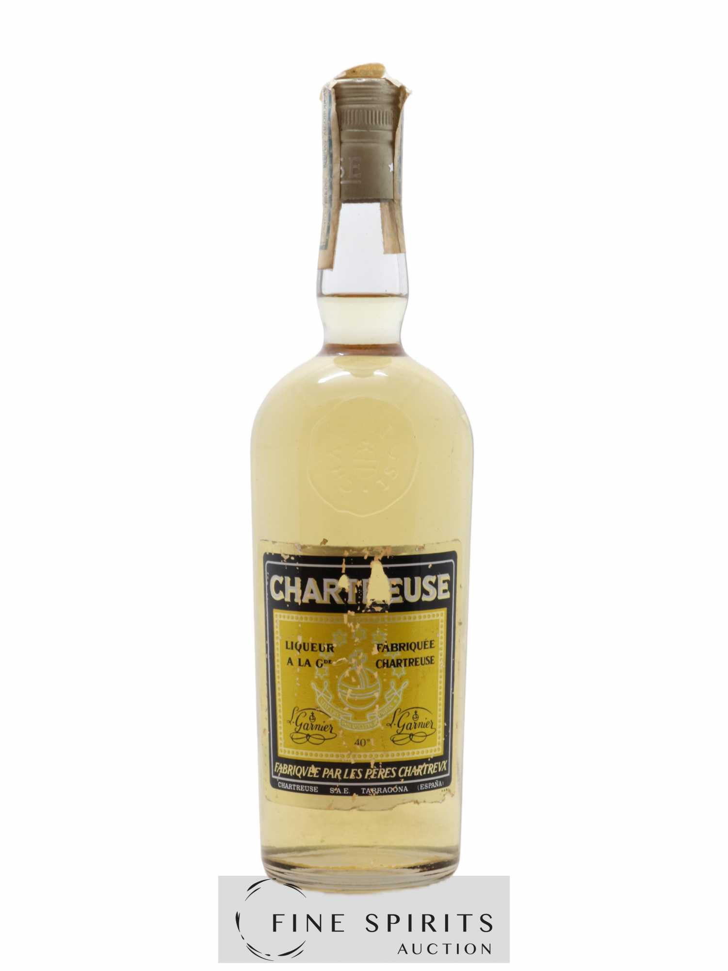 Chartreuse Of. Tarragone Jaune (1973-1983) - Lot de 1 bouteille - 0