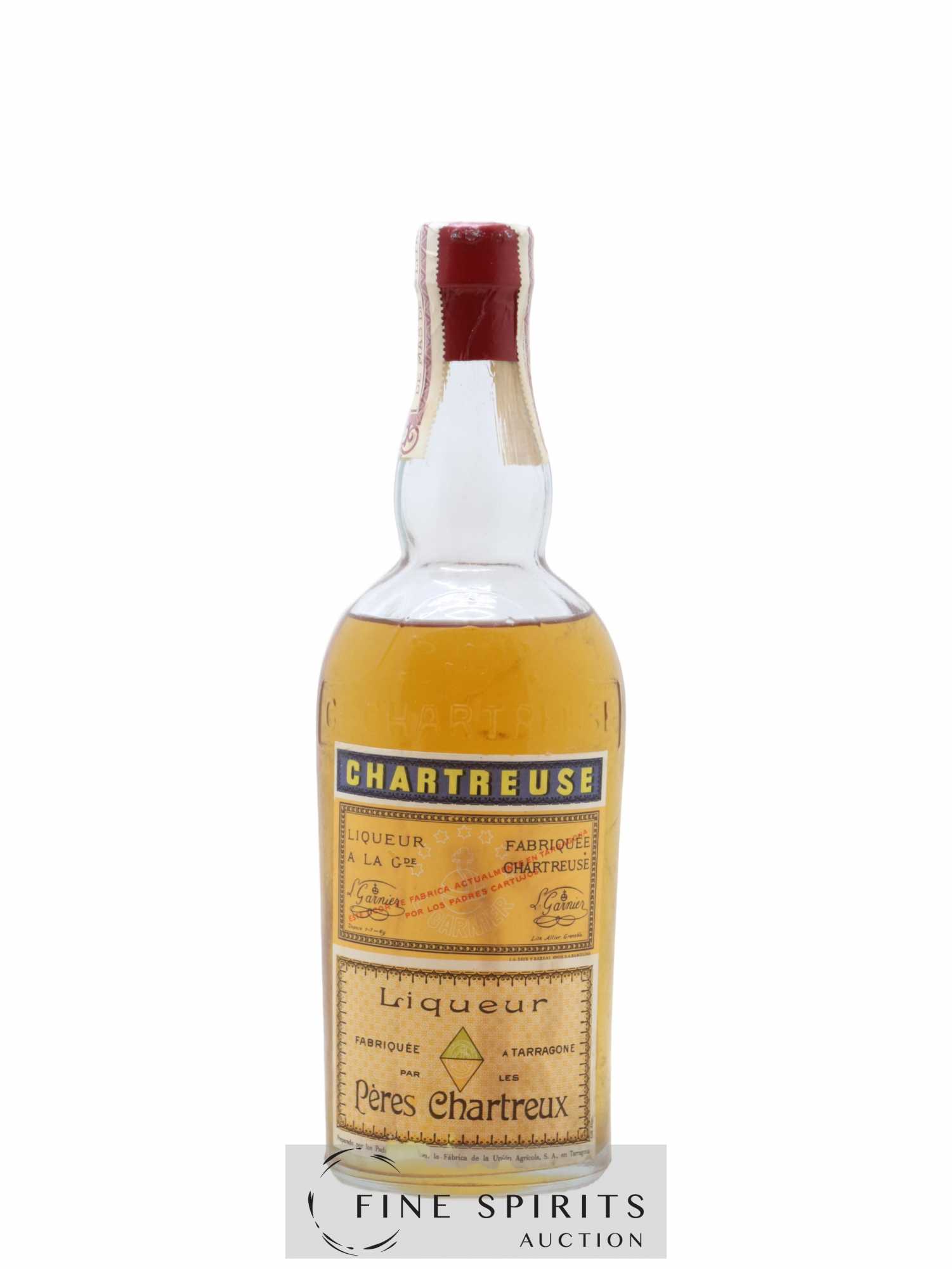 Chartreuse Of. Tarragone Jaune El Cumbre (1951-1960) (50cl) - Lot de 1 bouteille - 0