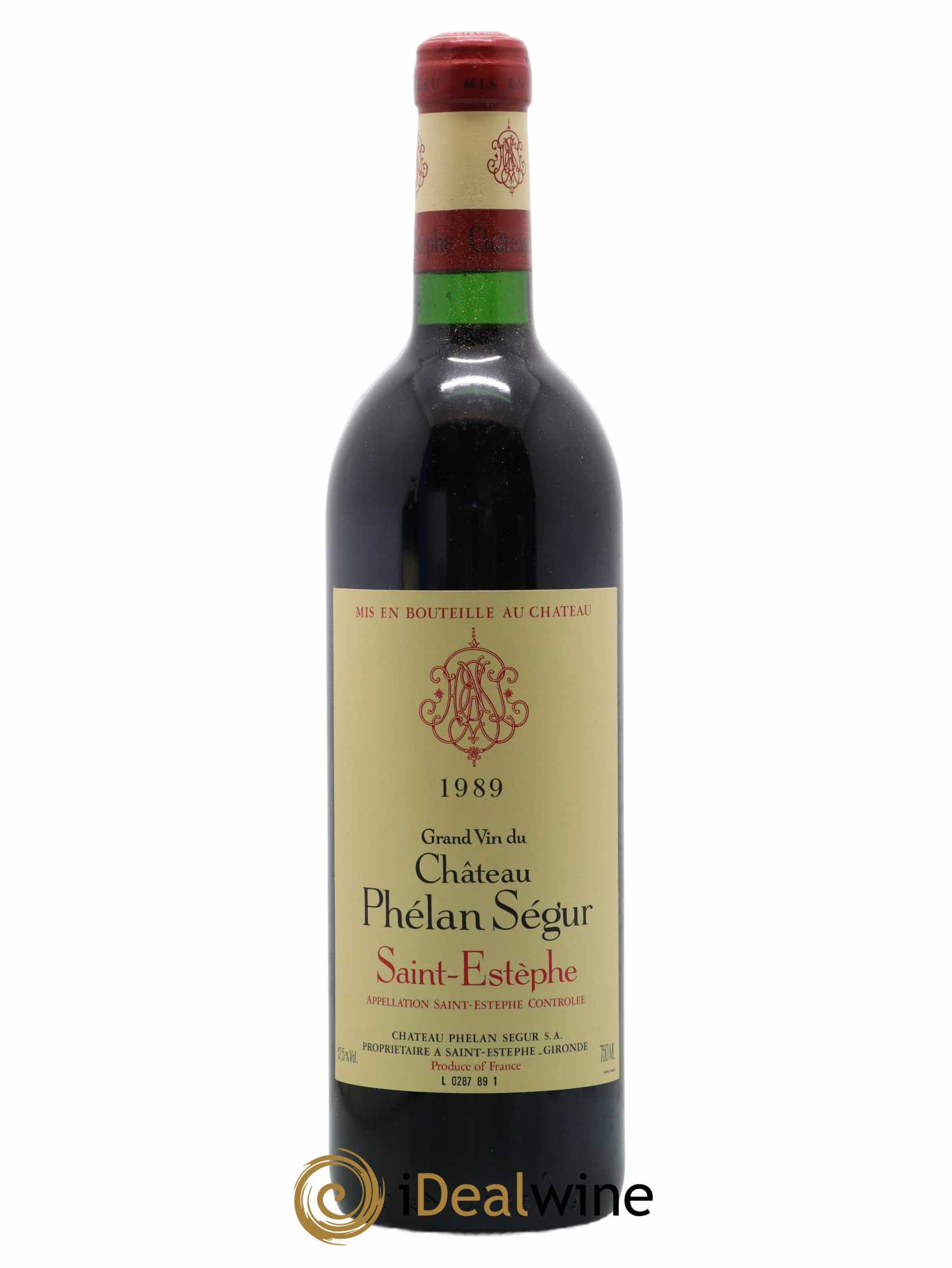 Château Phélan Ségur 1989 - Lot de 1 bouteille - 0