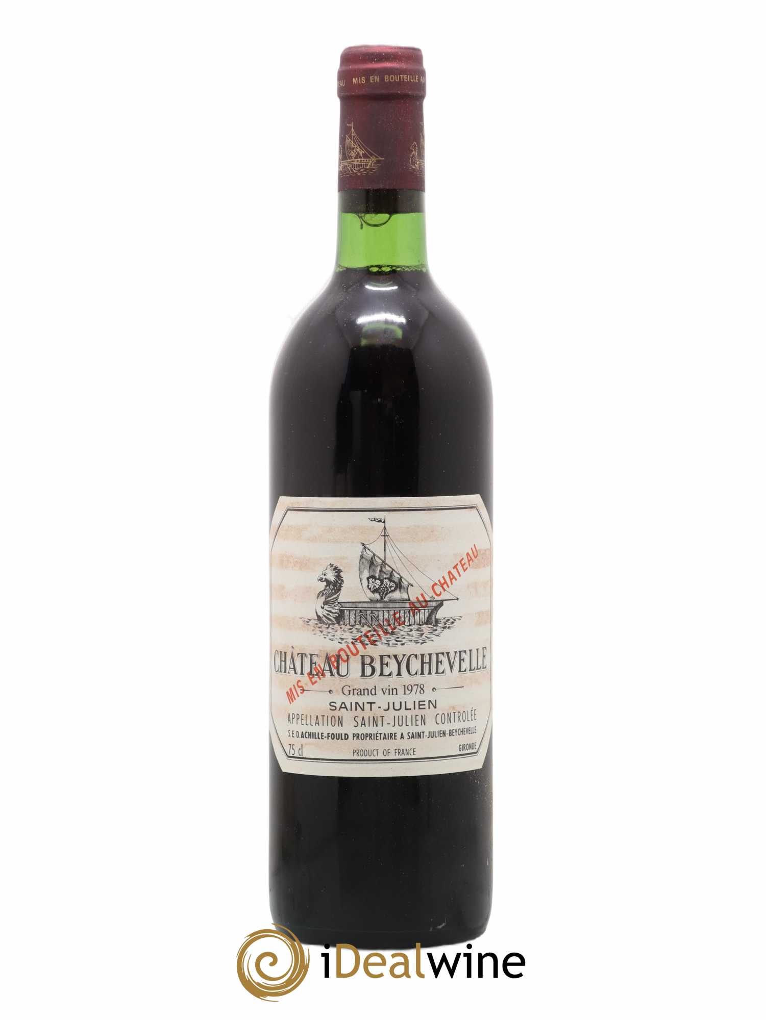 Château Beychevelle 4ème Grand Cru Classé 1978 - Lot de 1 bouteille - 0