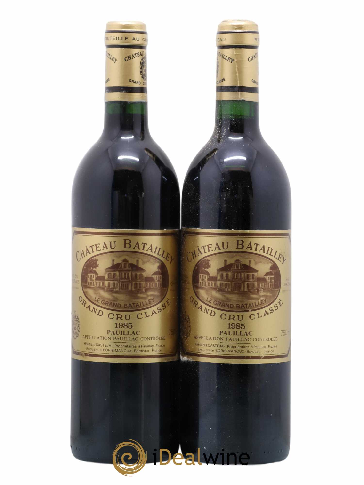 Château Batailley 5ème Grand Cru Classé 1985 - Lot de 2 bouteilles - 0