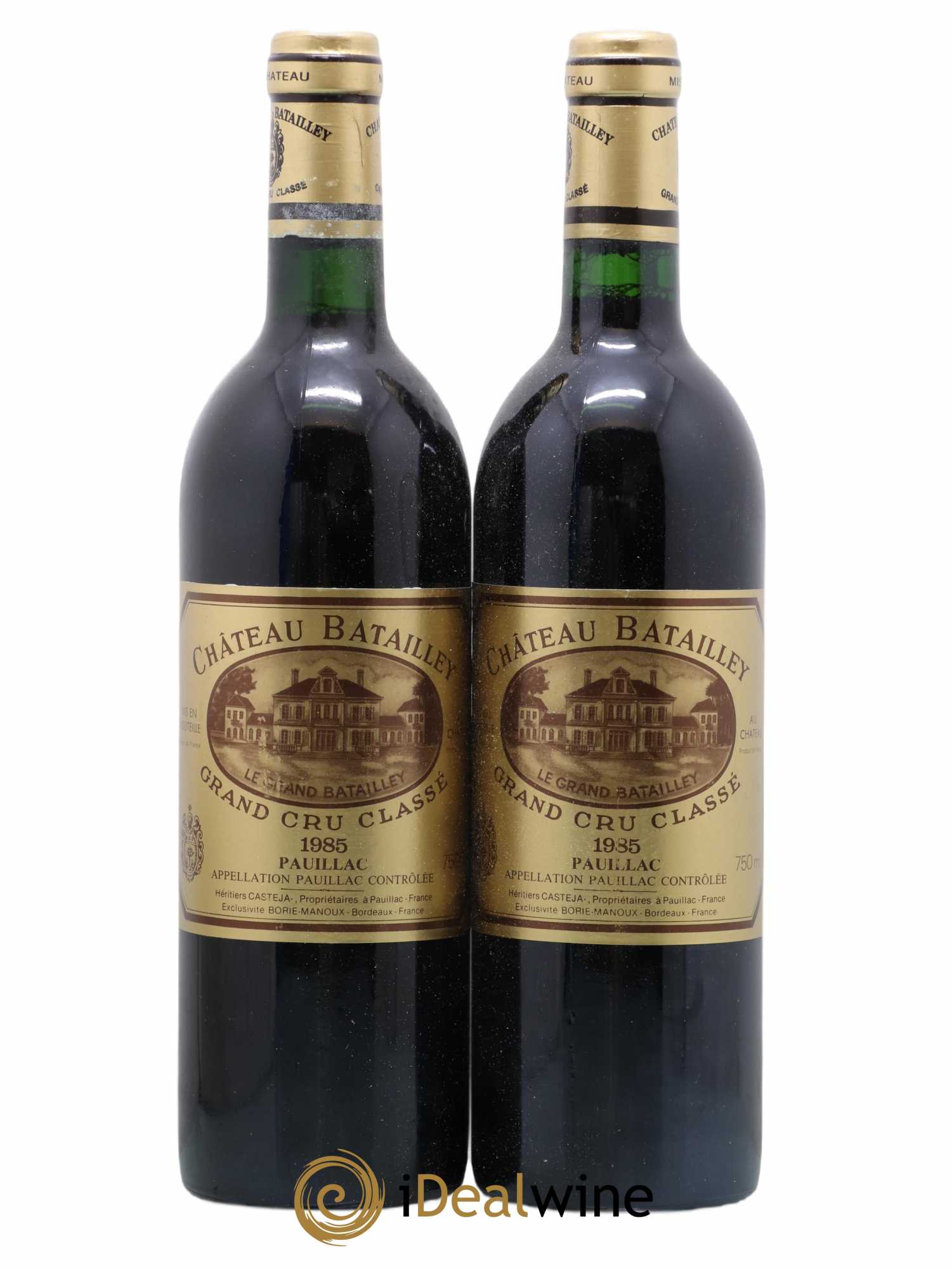 Château Batailley 5ème Grand Cru Classé 1985 - Lot de 2 bouteilles - 0