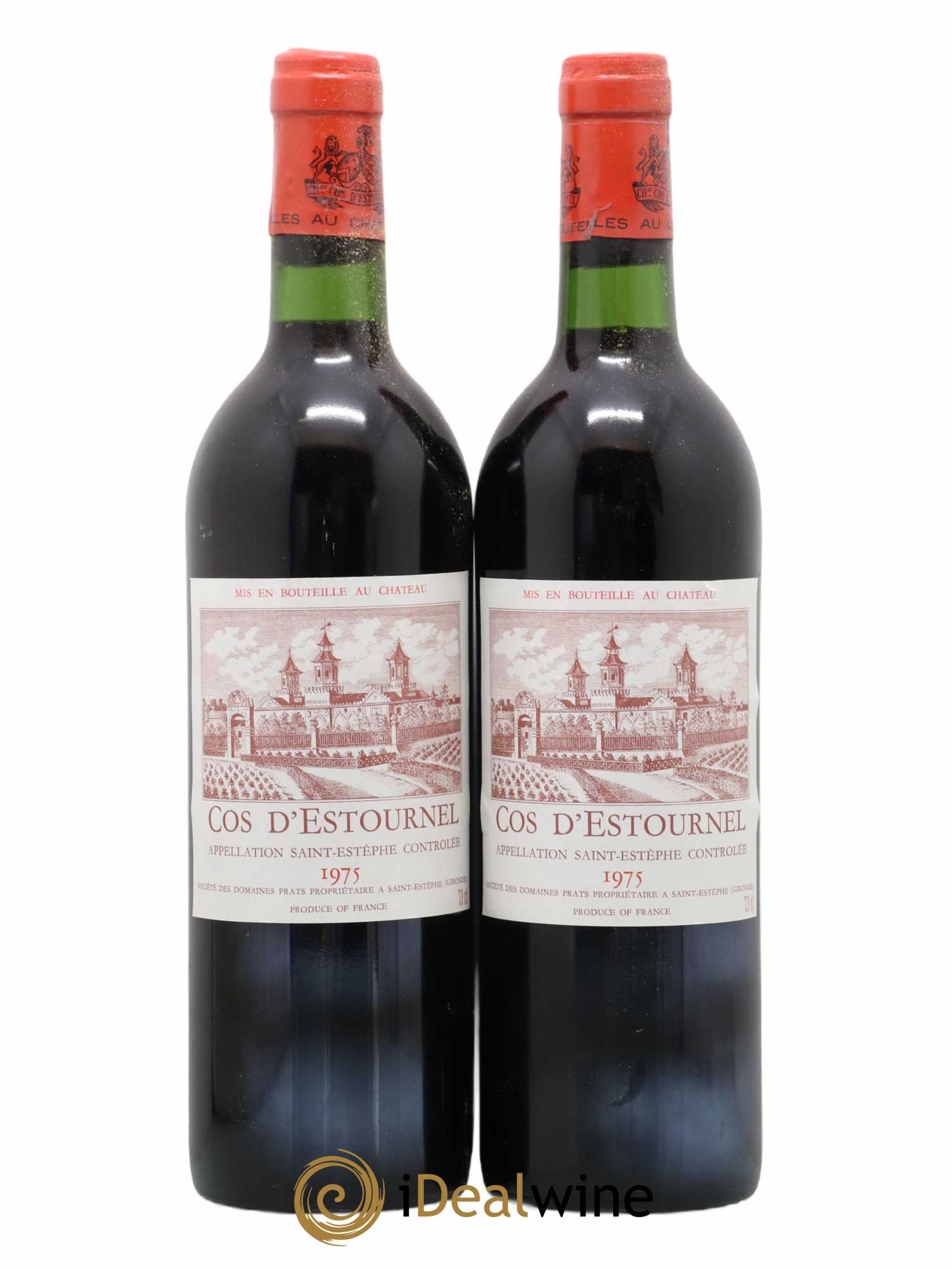 Cos d'Estournel 2ème Grand Cru Classé 1975 - Lot de 2 bouteilles - 0