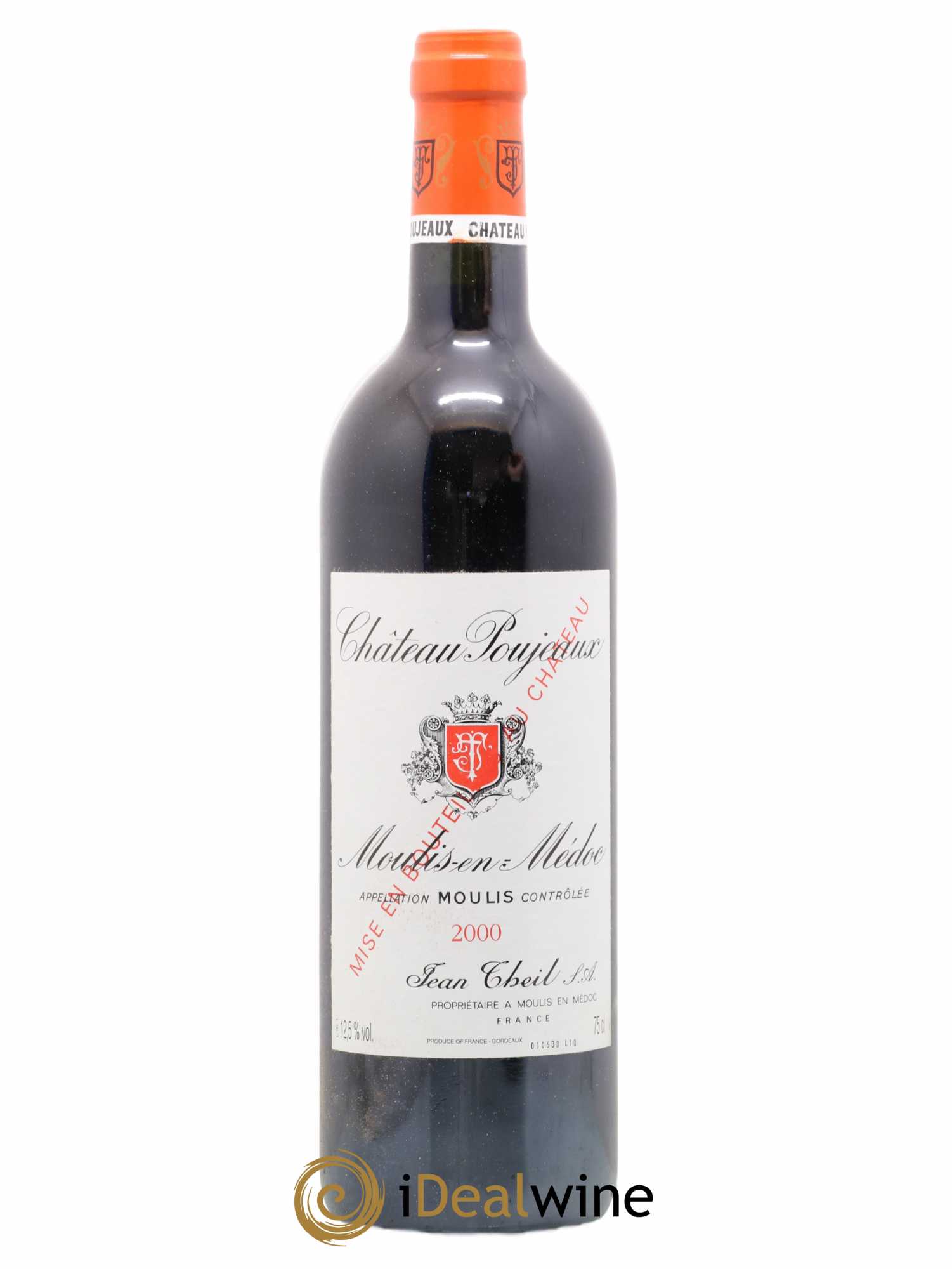Château Poujeaux 2000 - Lot de 1 bouteille - 0