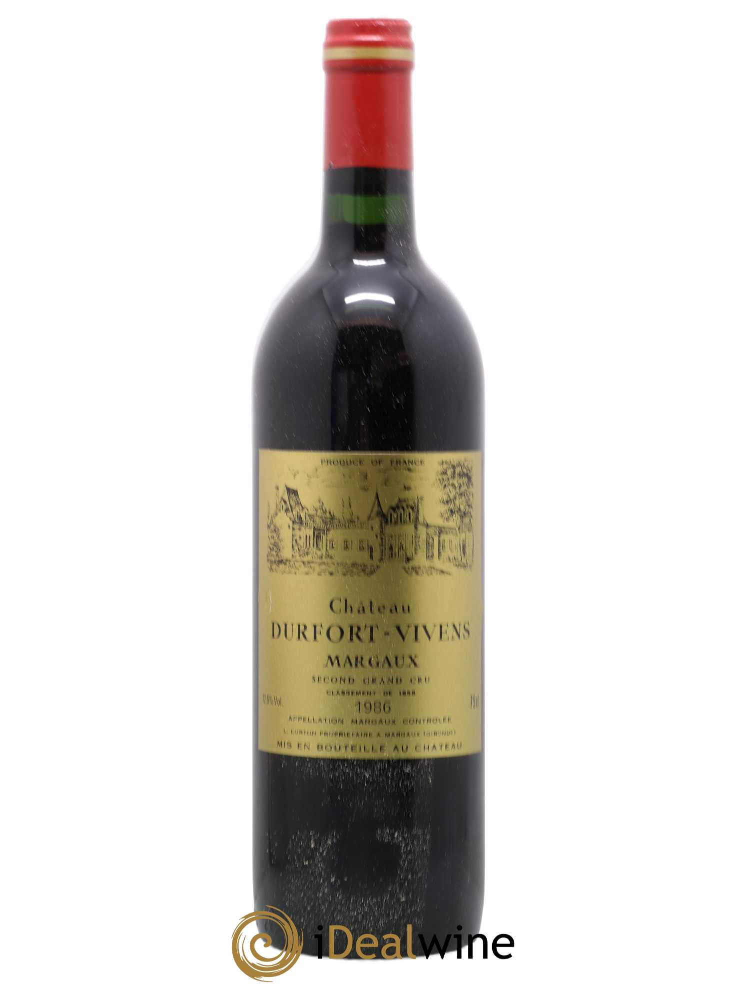 Château Durfort Vivens 2ème Grand Cru Classé 1986 - Lot de 1 bouteille - 0