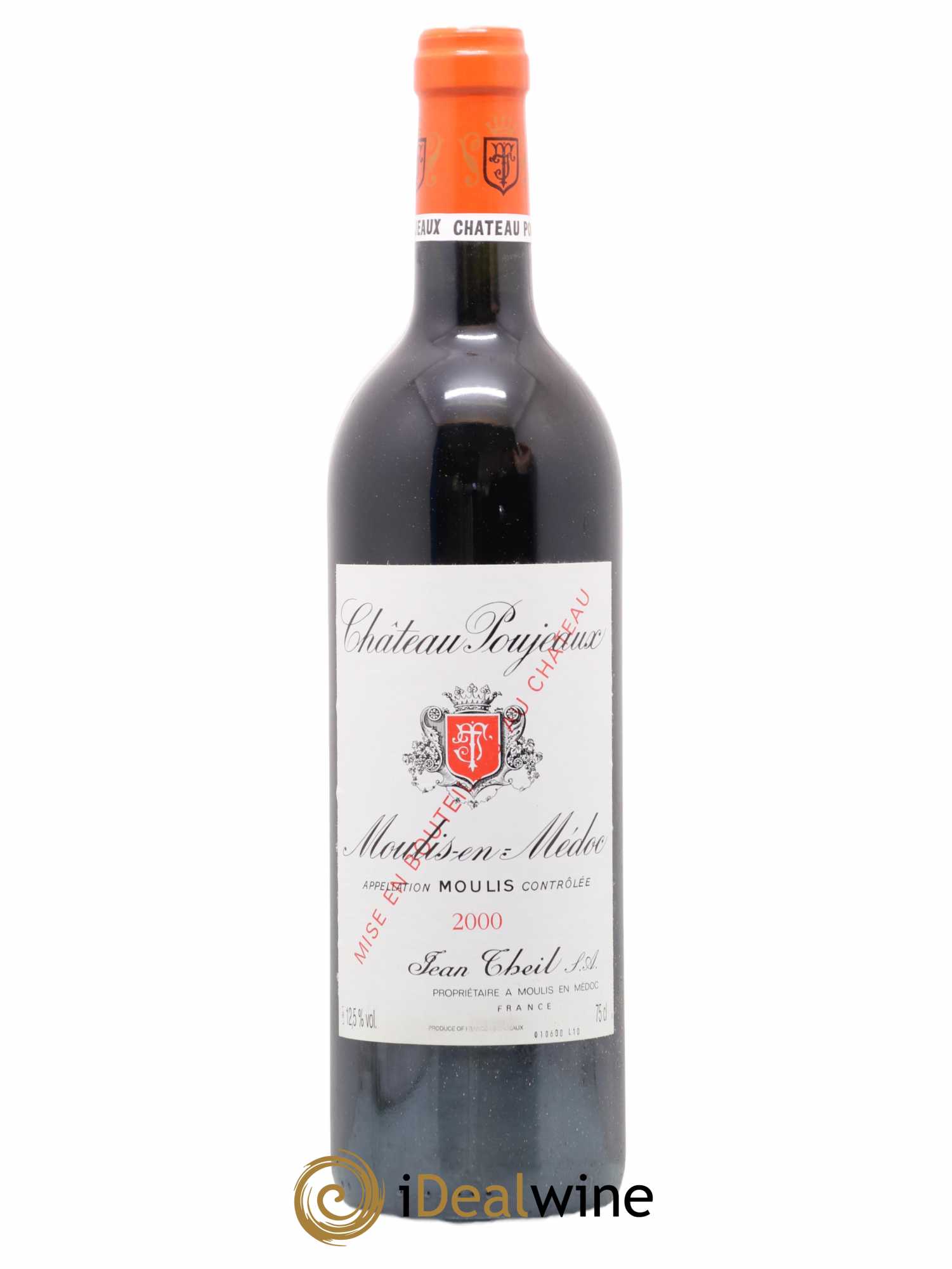 Château Poujeaux 2000 - Lot de 1 bouteille - 0