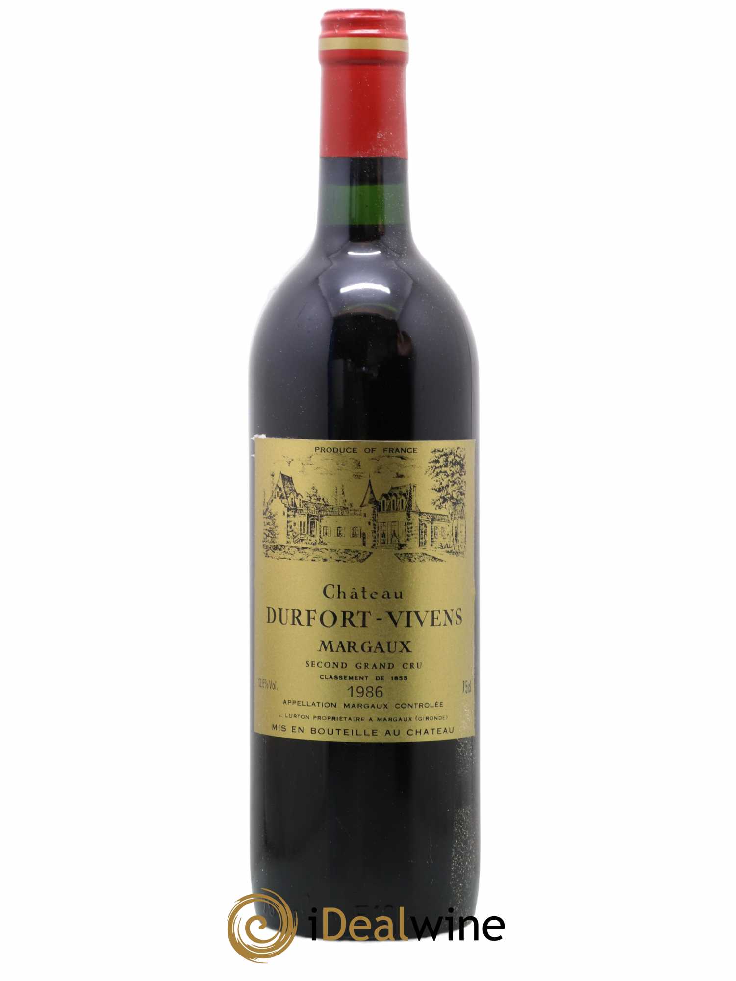Château Durfort Vivens 2ème Grand Cru Classé 1986 - Lot of 1 bottle - 0