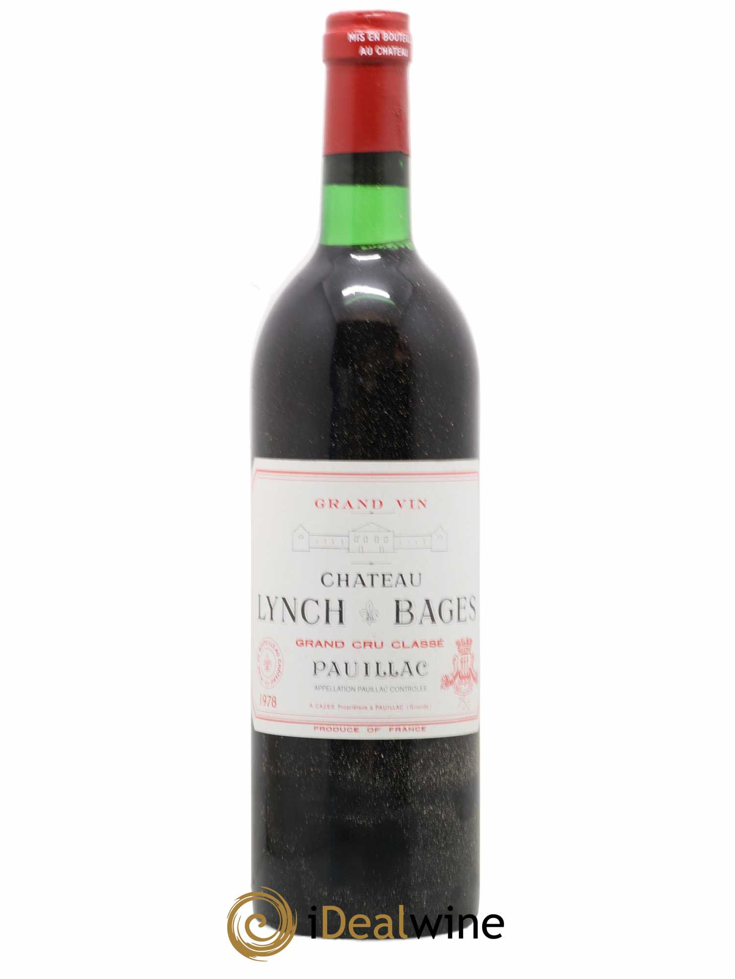 Château Lynch Bages 5ème Grand Cru Classé 1978 - Lot de 1 bouteille - 0