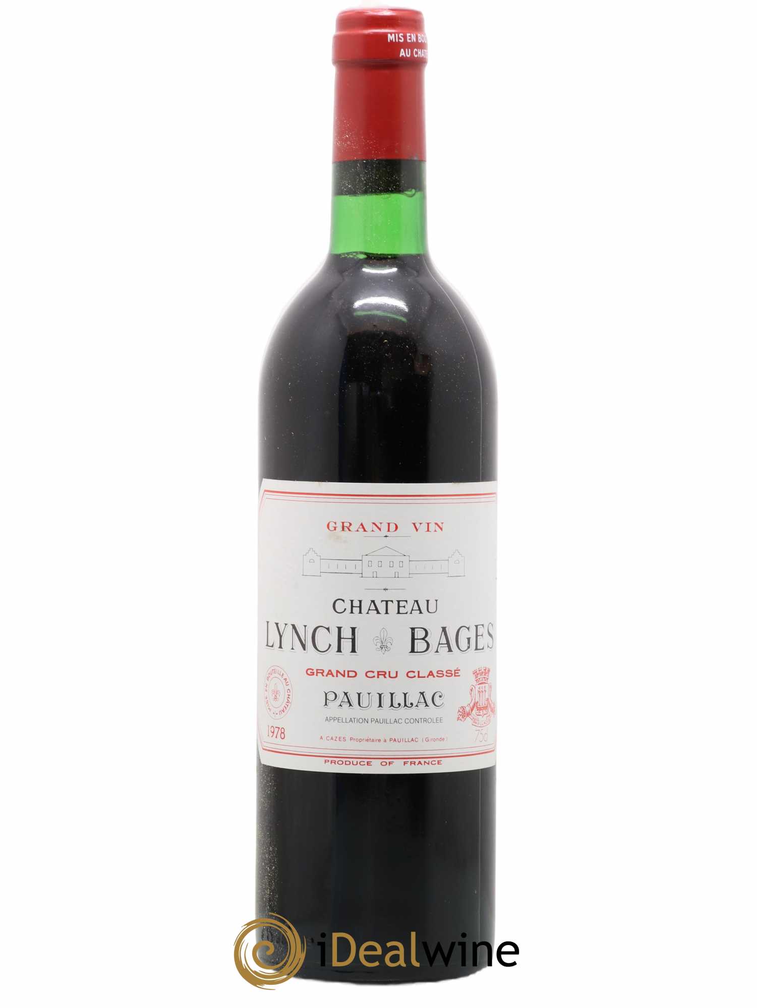 Château Lynch Bages 5ème Grand Cru Classé 1978 - Lot de 1 bouteille - 0