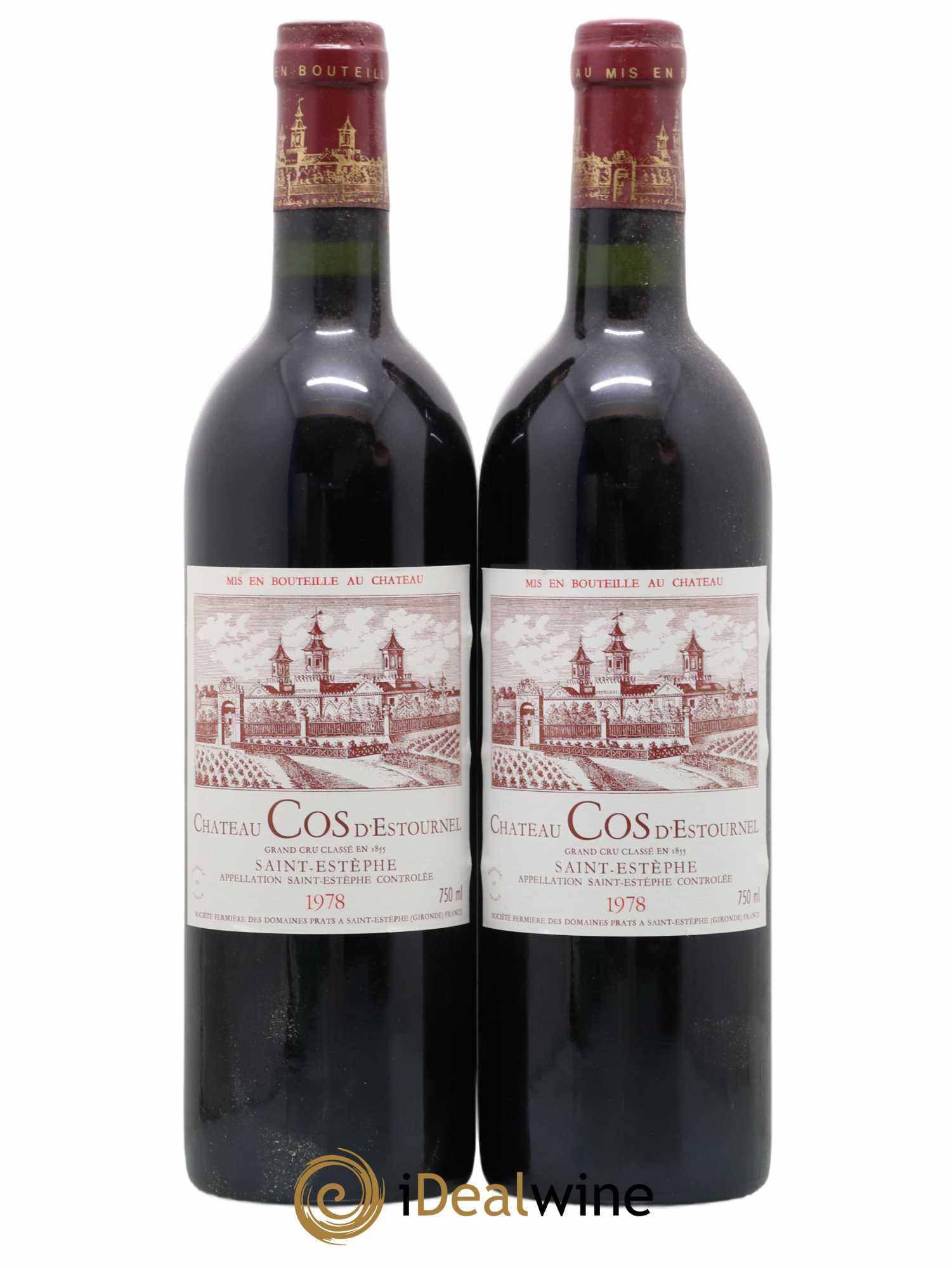Cos d'Estournel 2ème Grand Cru Classé 1978 - Lot de 2 bouteilles - 0