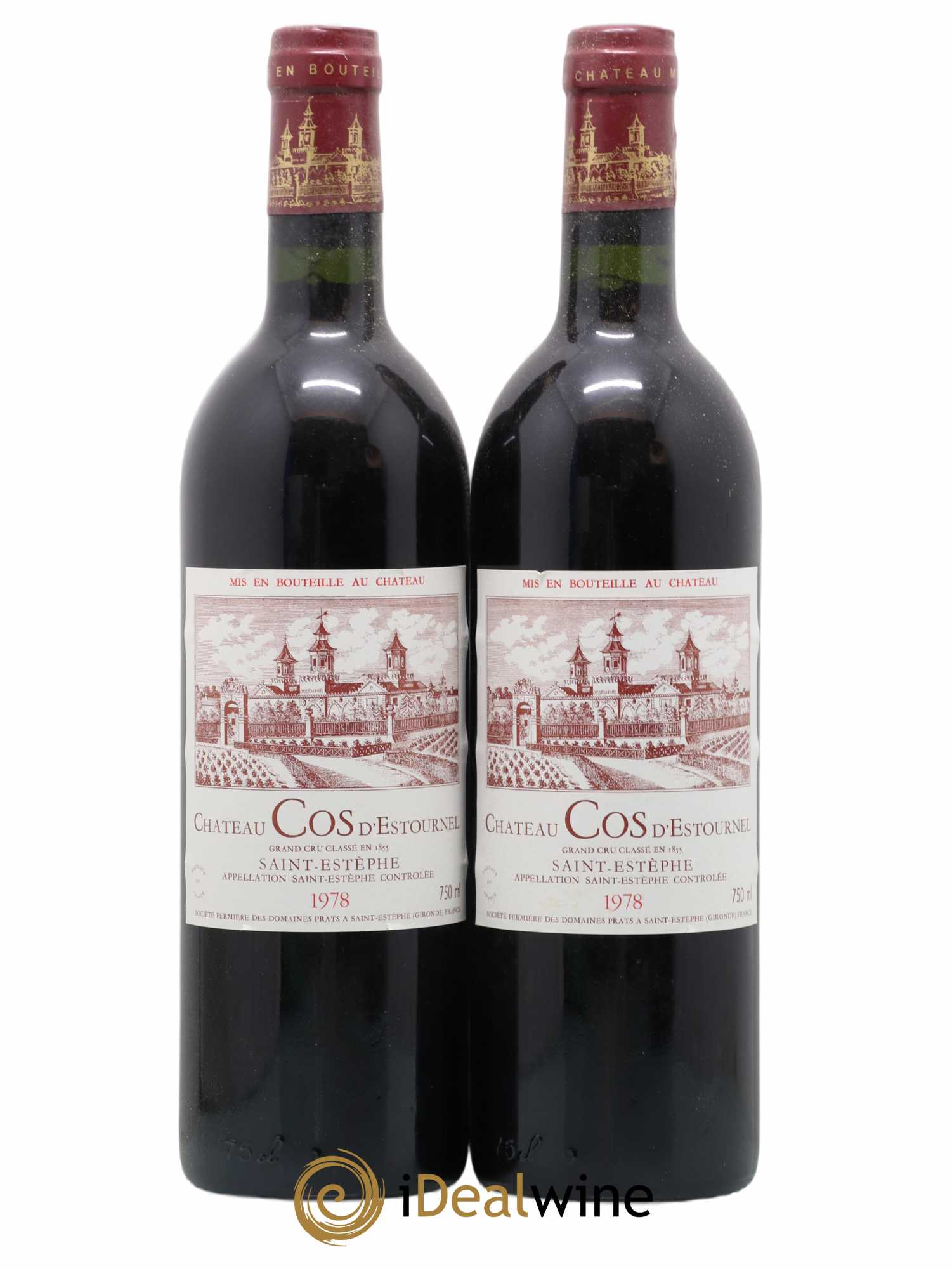 Cos d'Estournel 2ème Grand Cru Classé 1978 - Lot de 2 bouteilles - 0