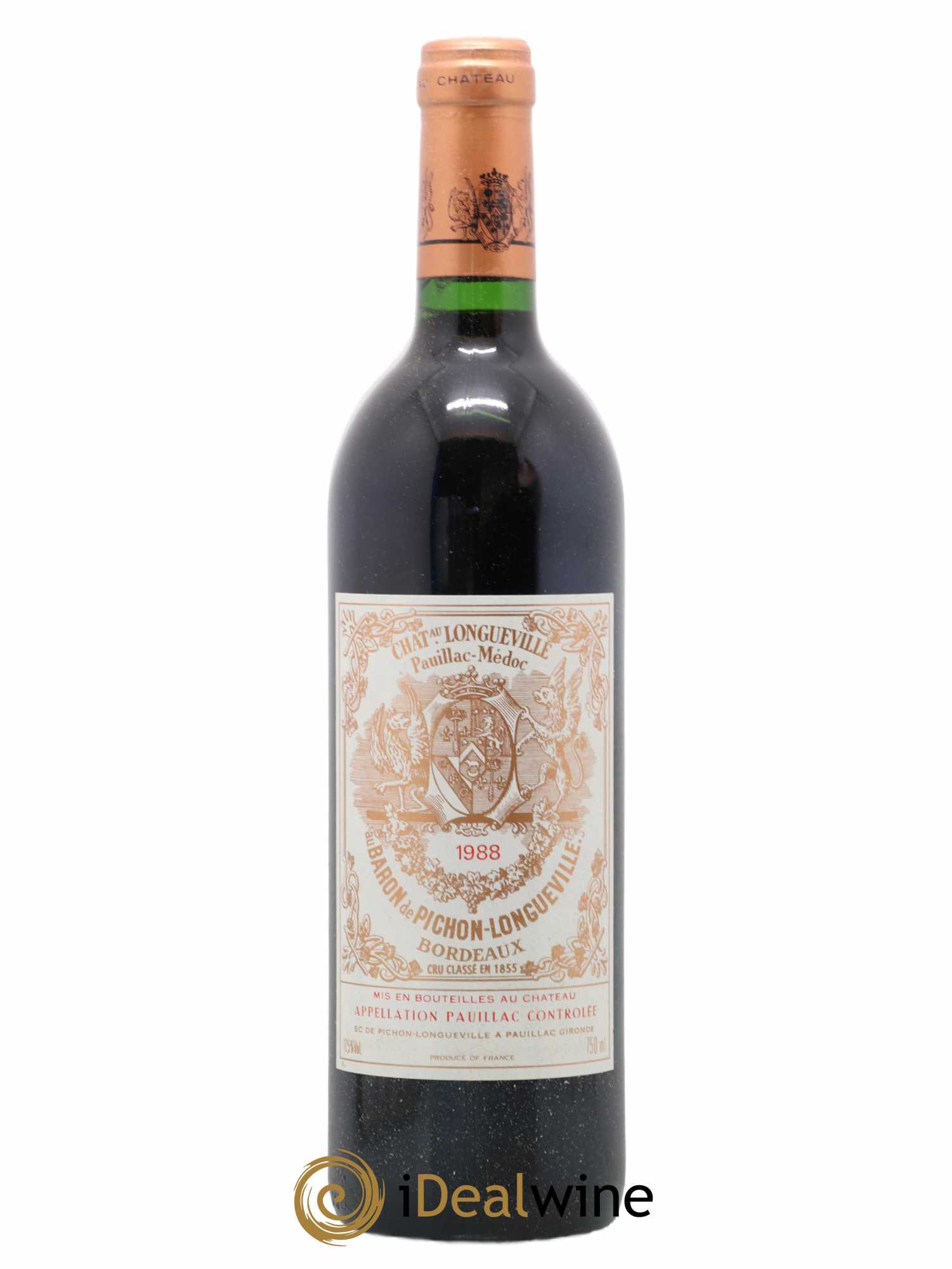 Pichon Longueville Baron 2ème Grand Cru Classé 1988 - Lot de 1 bouteille - 0