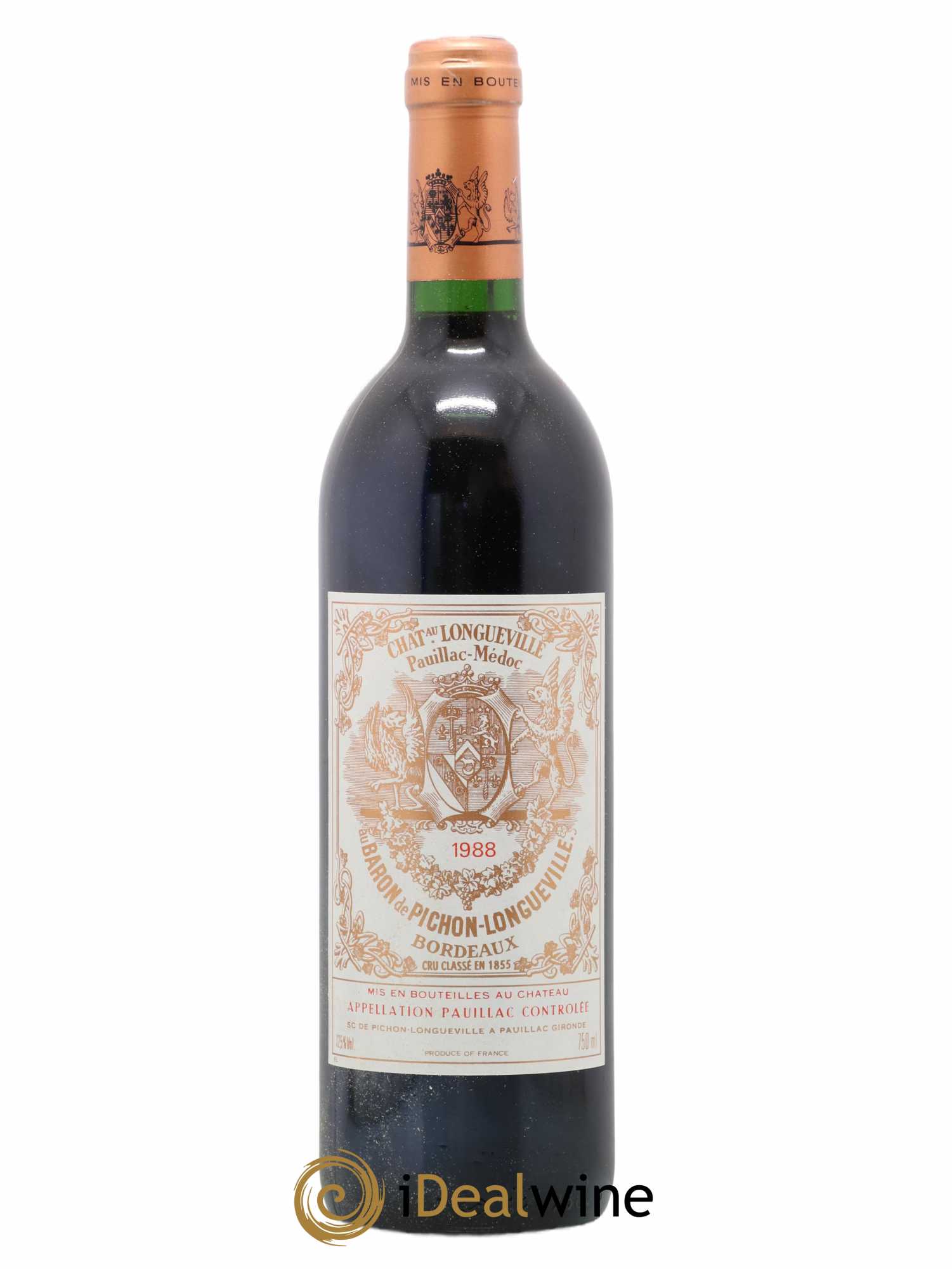 Pichon Longueville Baron 2ème Grand Cru Classé 1988 - Lot de 1 bouteille - 0