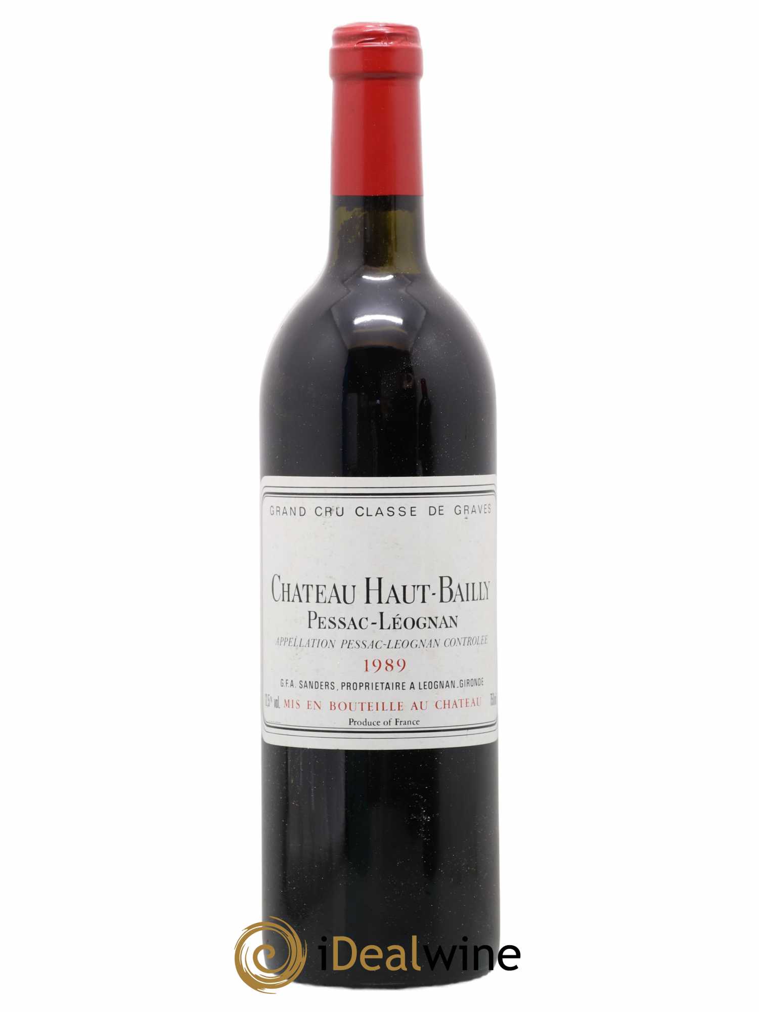 Château Haut-Bailly Cru Classé de Graves 1989 - Lot de 1 bouteille - 0