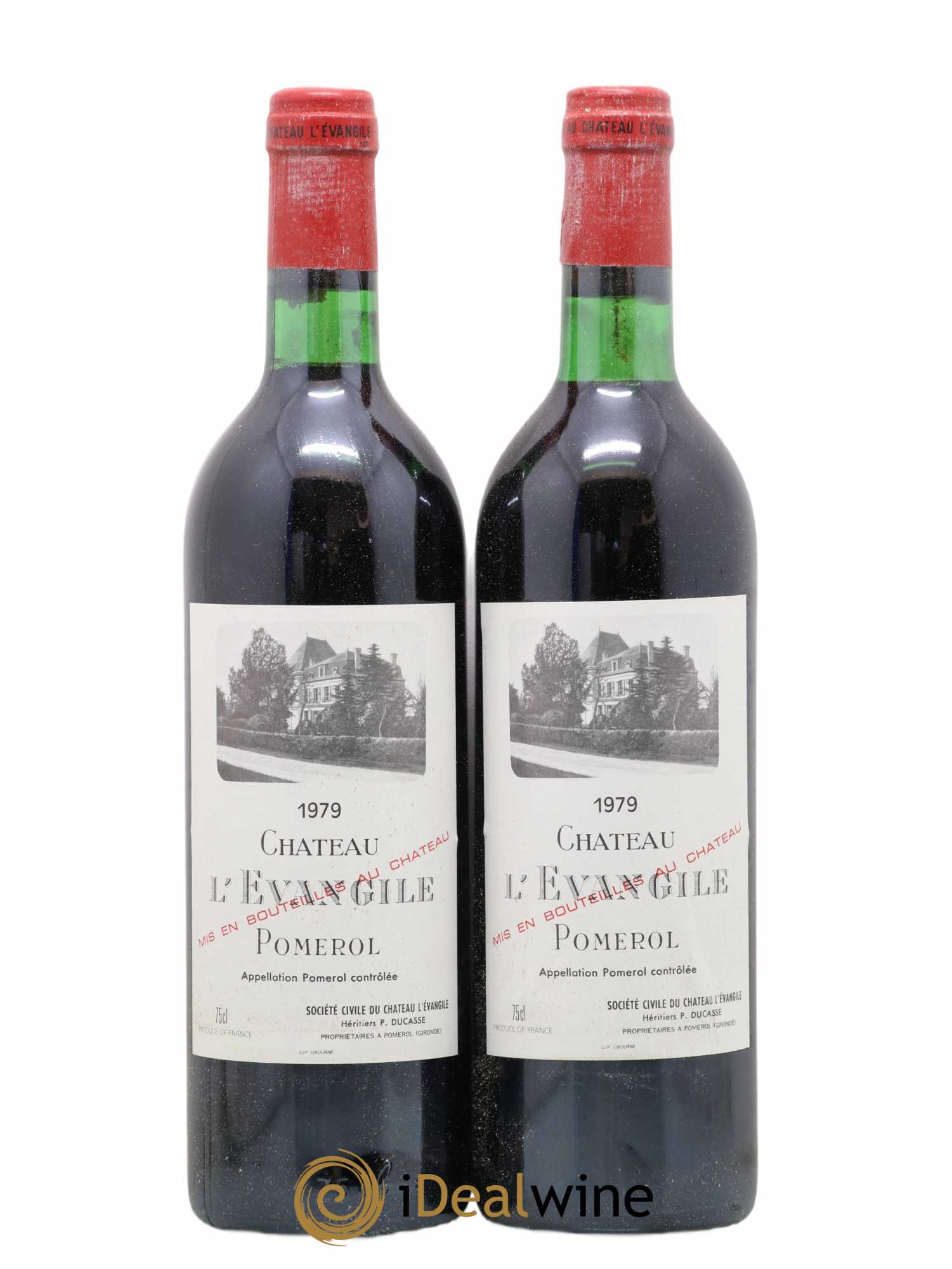 Château l' Évangile 1979 - Lot de 2 bouteilles - 0
