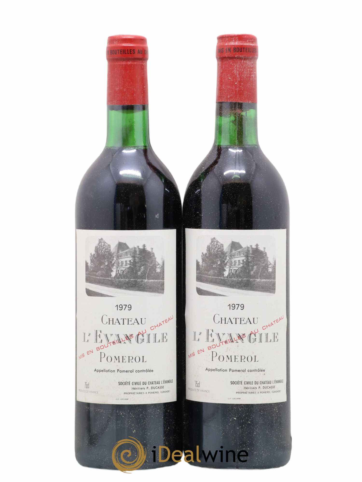 Château l' Évangile 1979 - Lot de 2 bouteilles - 0