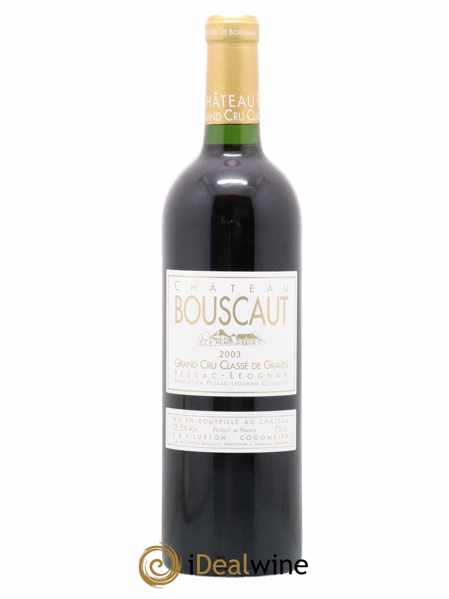 Château Bouscaut Cru Classé de Graves 2003 - Lot of 1 bottle - 0