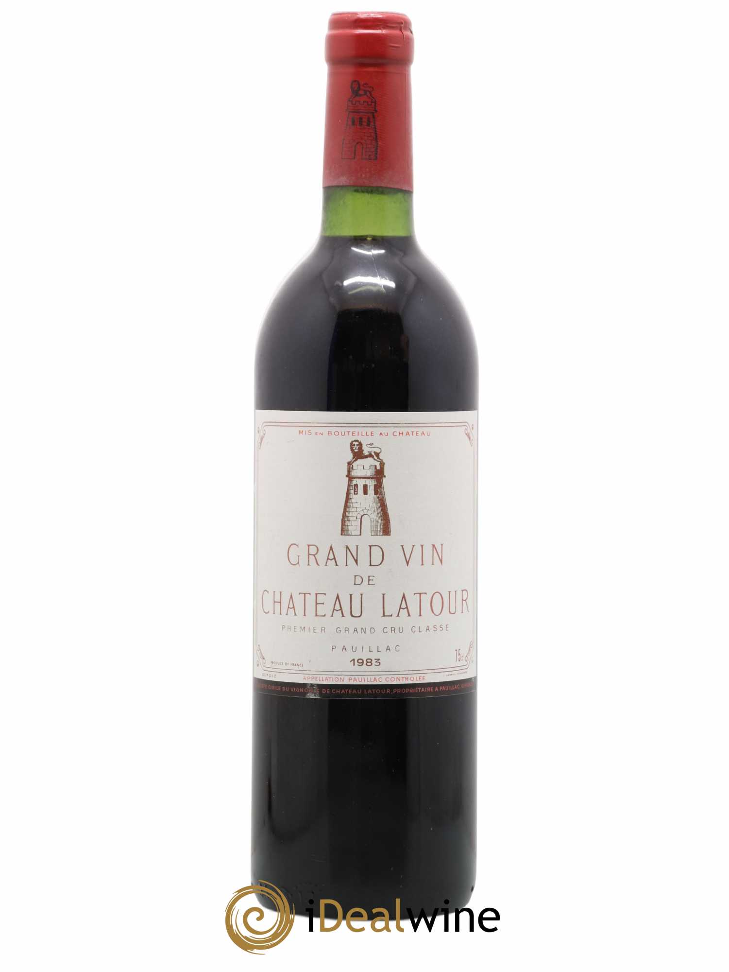 Château Latour 1er Grand Cru Classé 1983 - Lot de 1 bouteille - 0