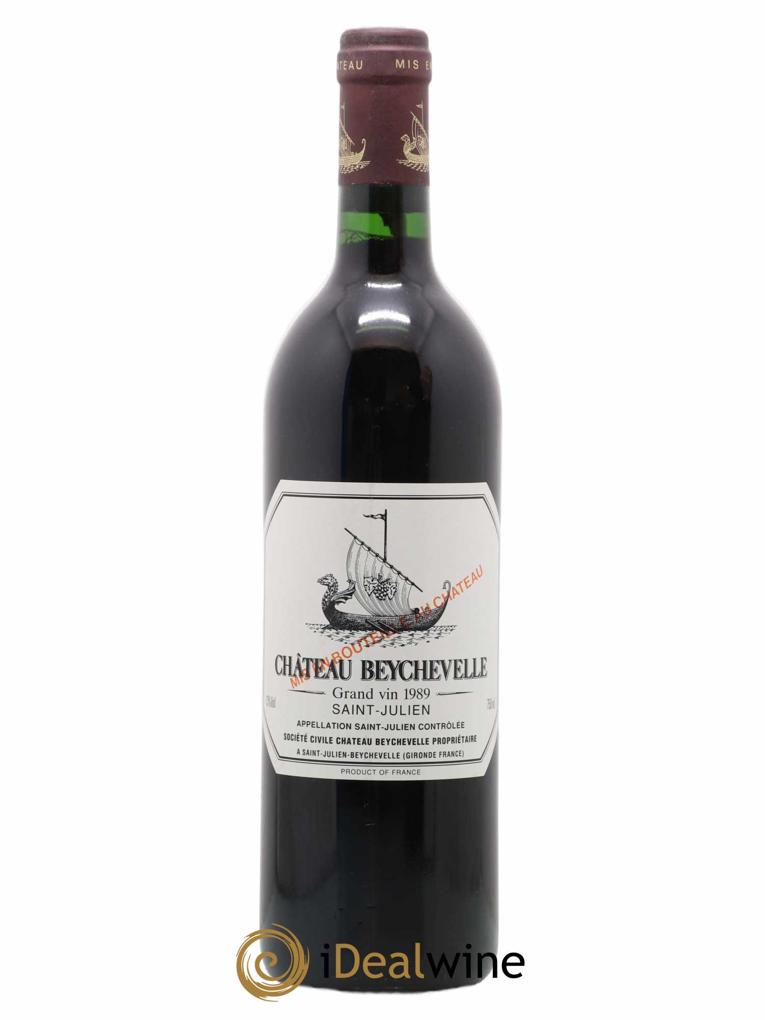 Château Beychevelle 4ème Grand Cru Classé 1989 - Lot of 1 bottle - 0
