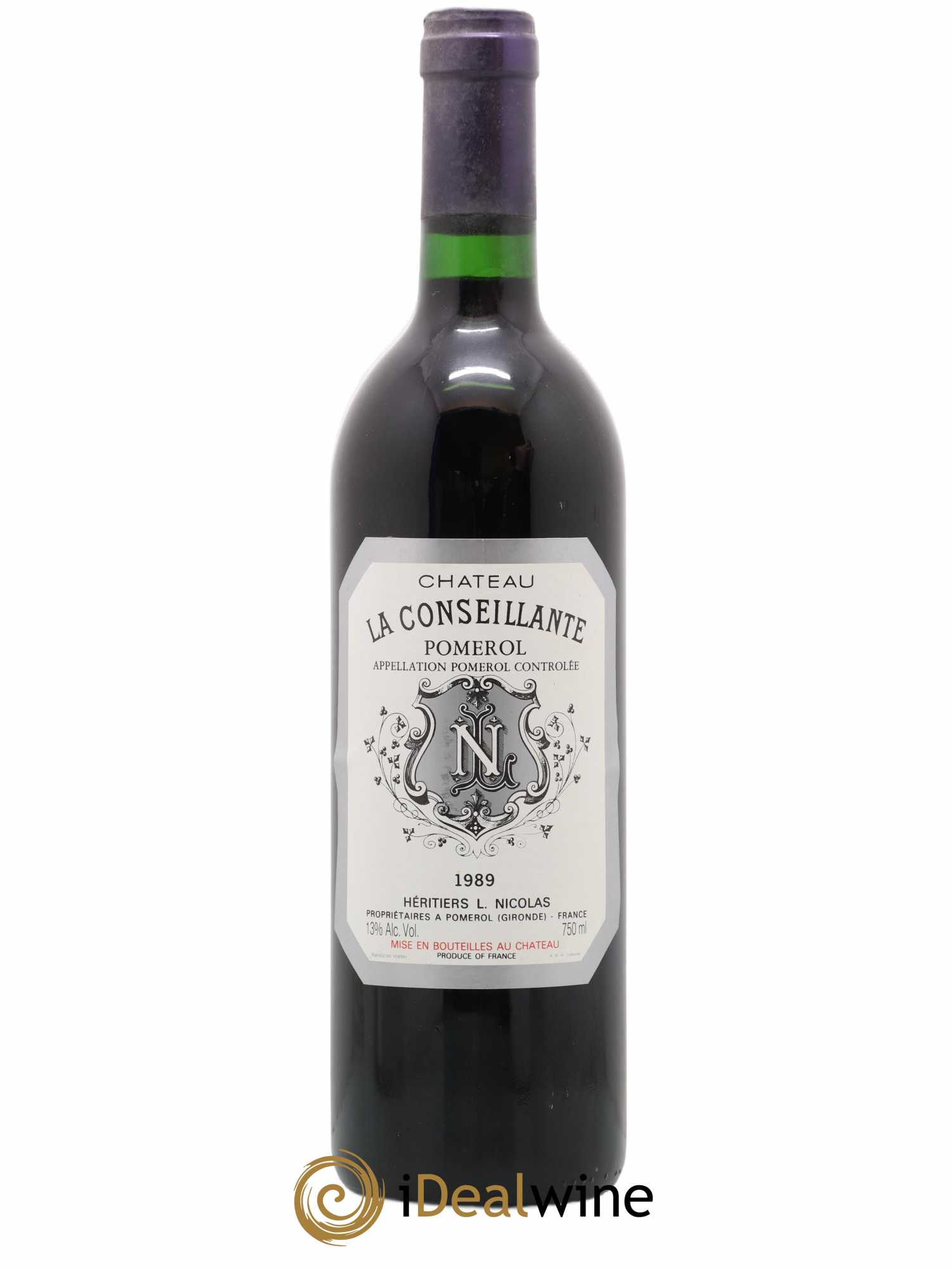 Château la Conseillante 1989 - Lot de 1 bouteille - 0