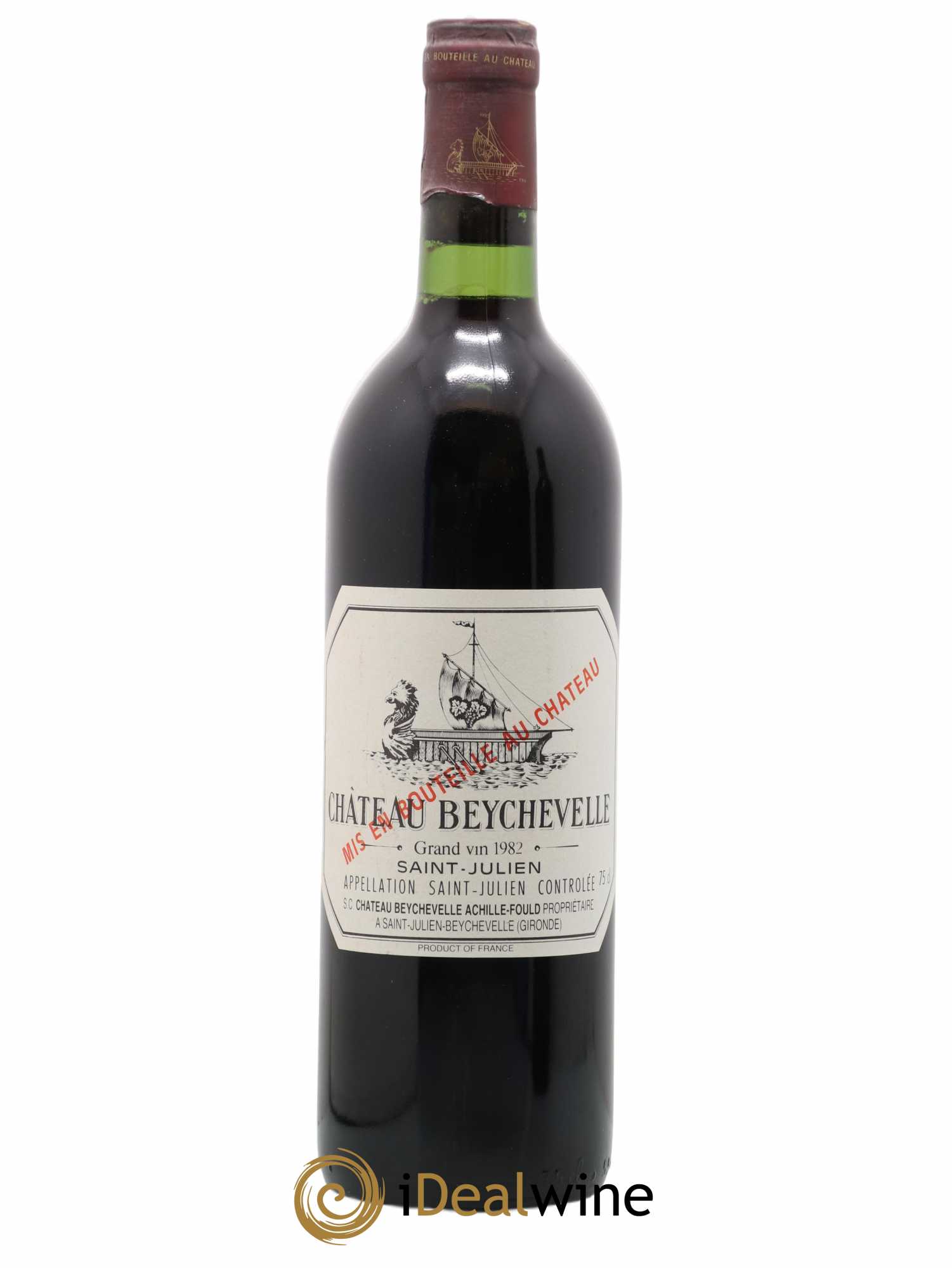 Château Beychevelle 4ème Grand Cru Classé 1982 - Lot de 1 bouteille - 0