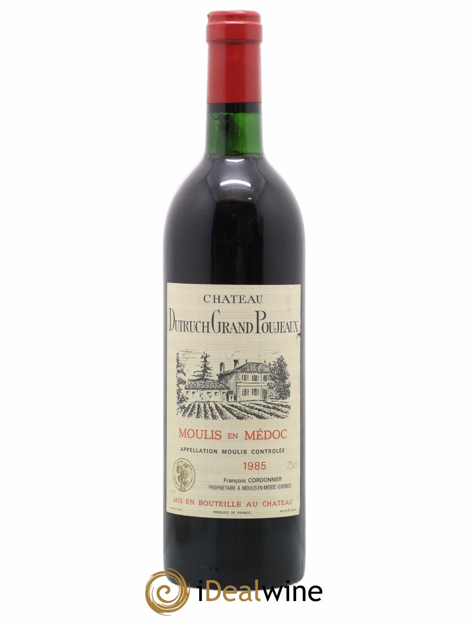 Château Dutruch Grand Poujeaux Cru Bourgeois 1985 - Lot de 1 bouteille - 0