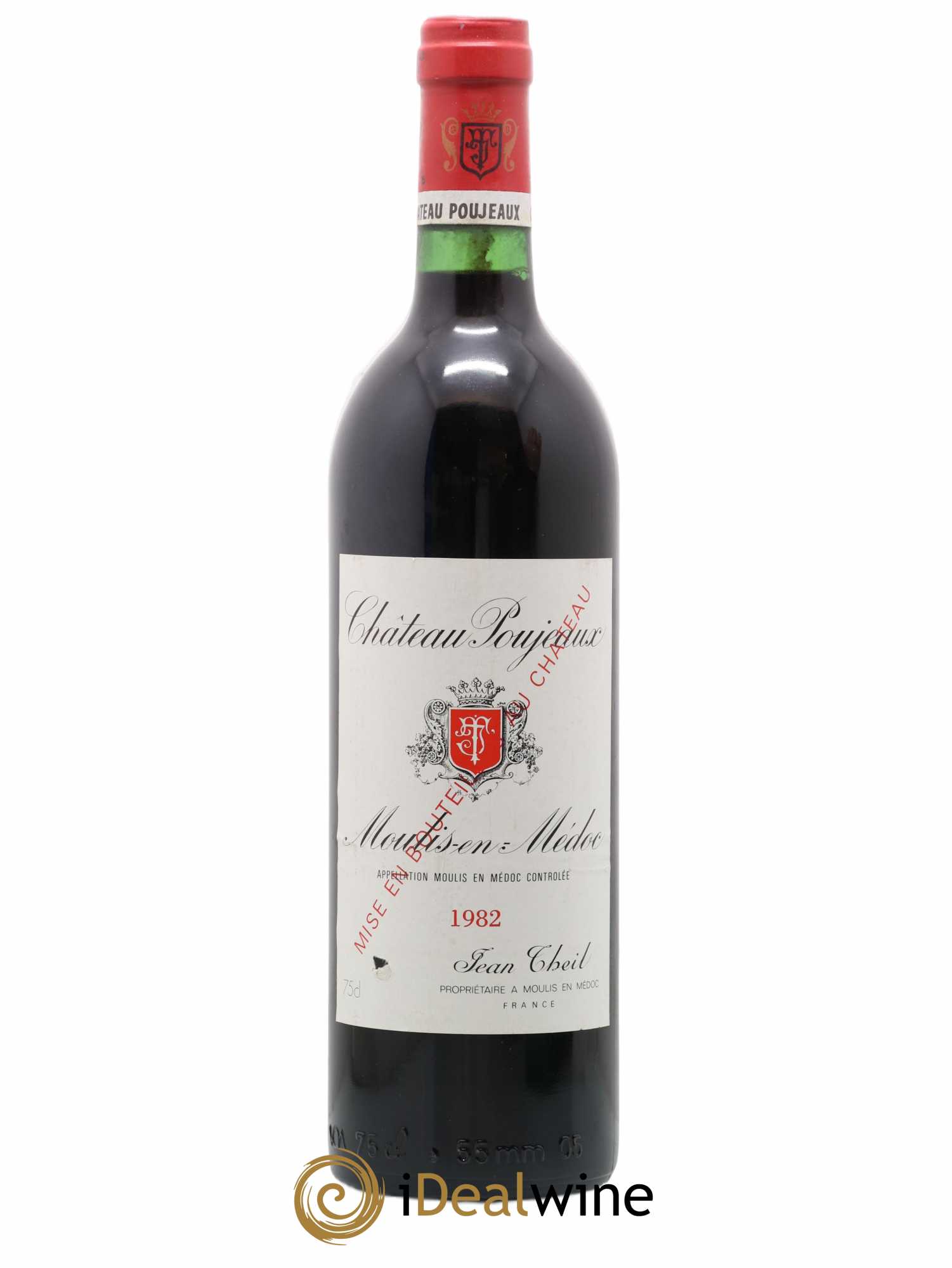 Château Poujeaux 1982 - Lot de 1 bouteille - 0